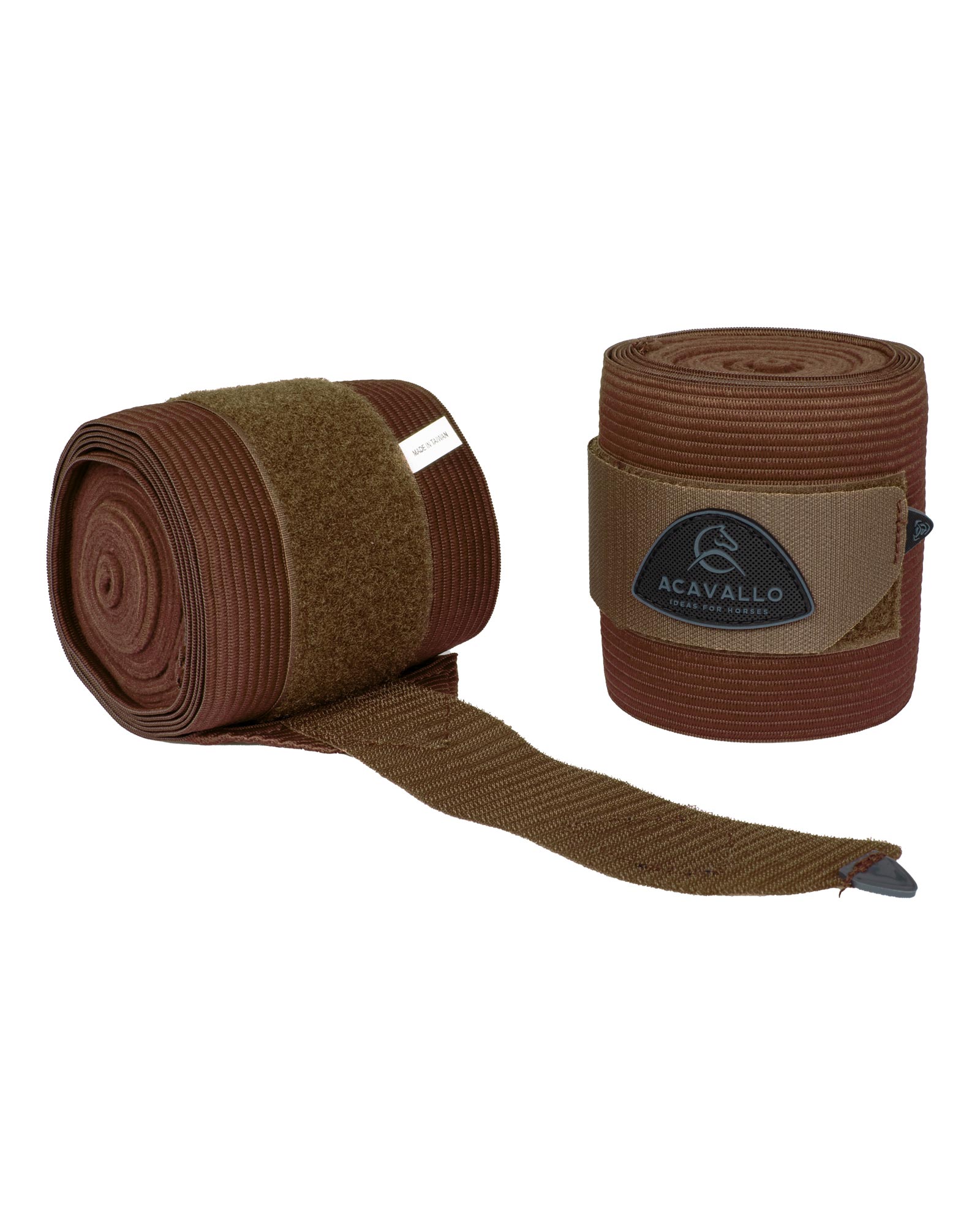 Elasticated exercise bandages fleece