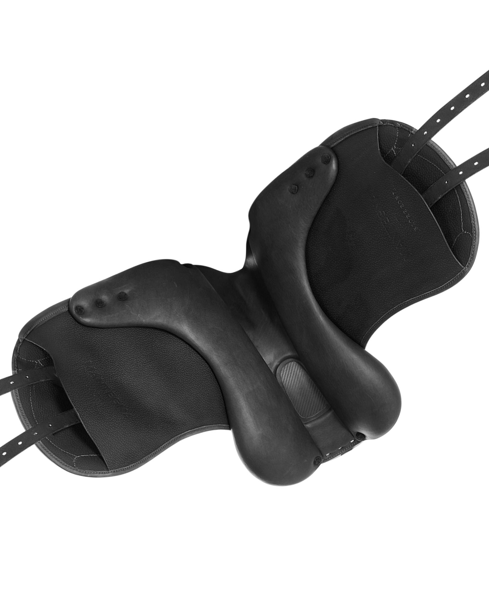 Mantegna dressage saddle long knee blocks