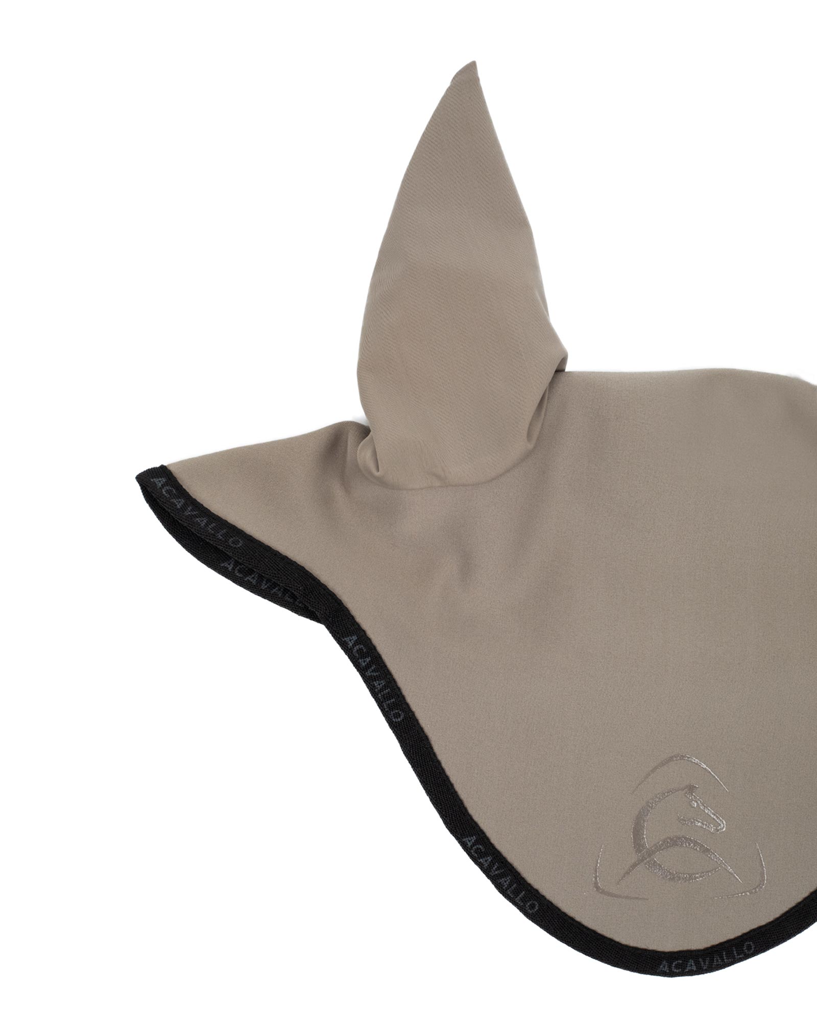 Elastane fly veil silicone logo