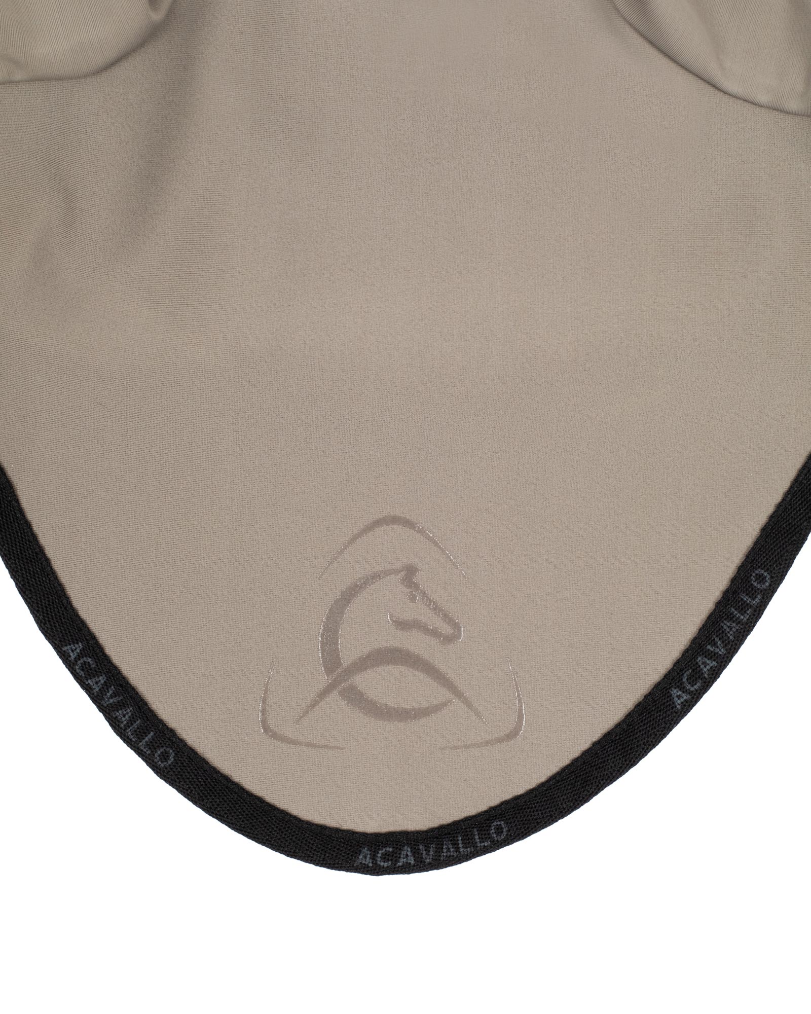 Elastane fly veil silicone logo