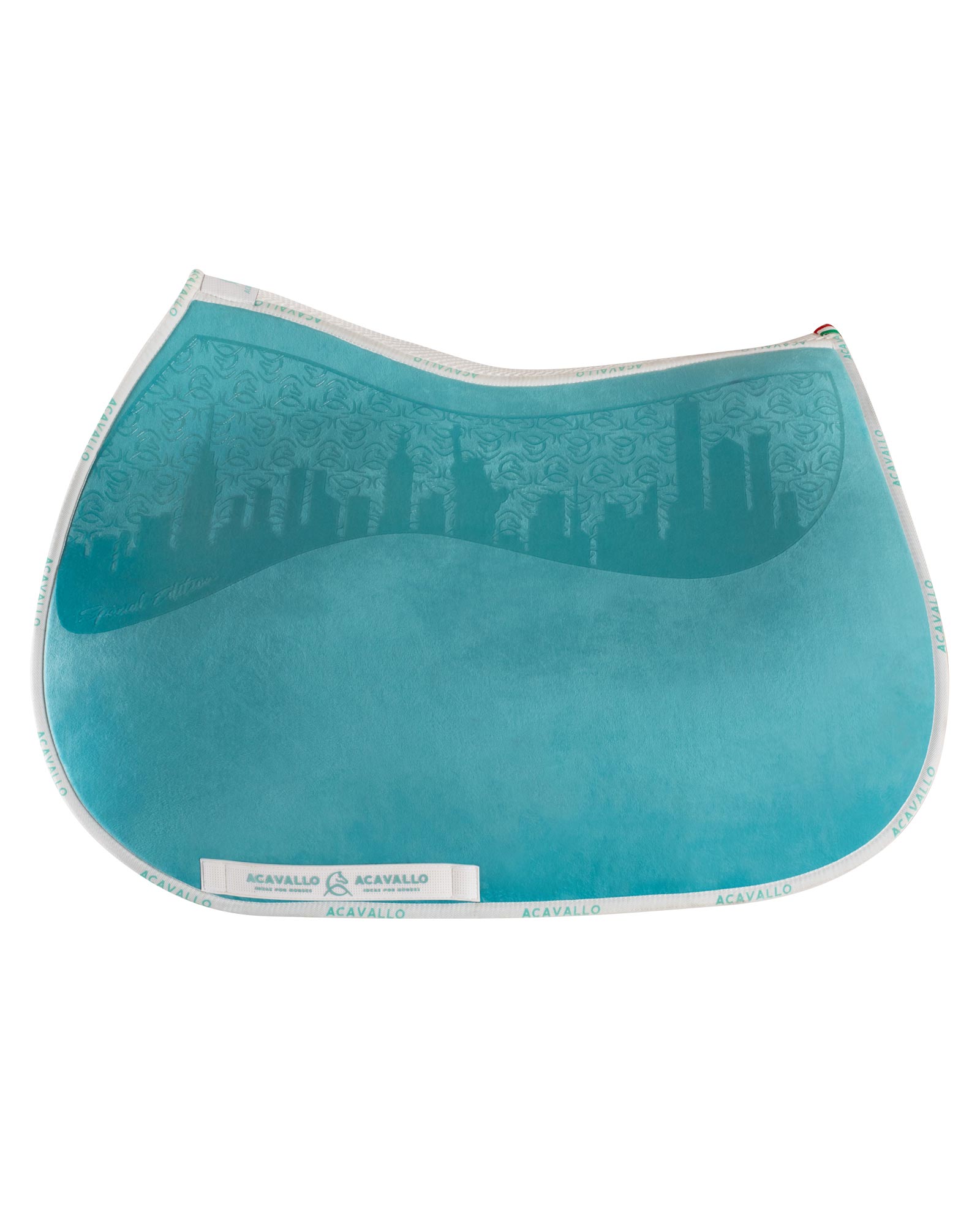 Special Edition saddle pad JS CW-3DS louvre & bamboo silicone grip