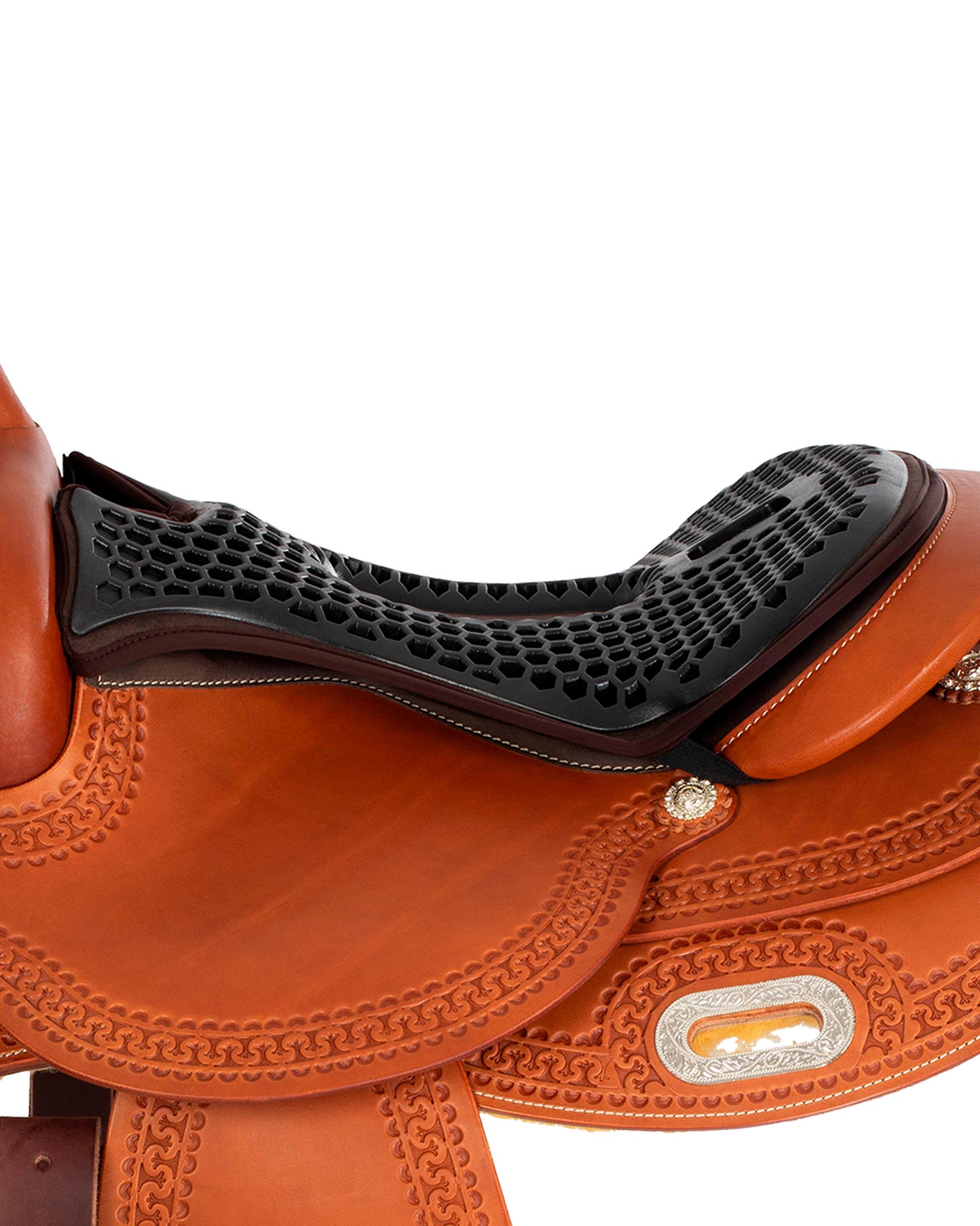 Sitzschoner für Westernsättel Ortho-Pubis Hexagonal Gel-Out 20 mm Dri-Lex