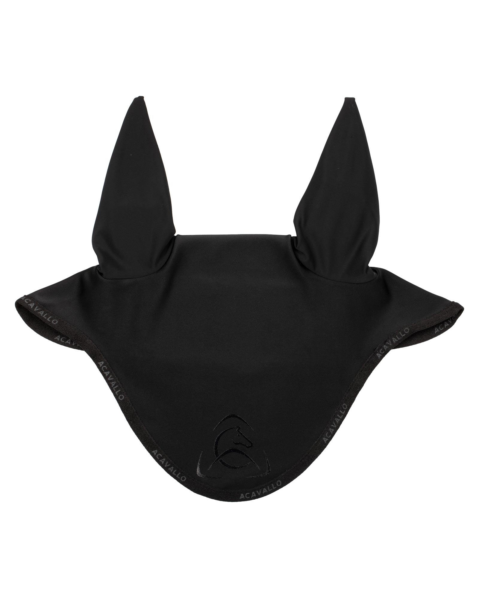 Elastane fly veil silicone logo