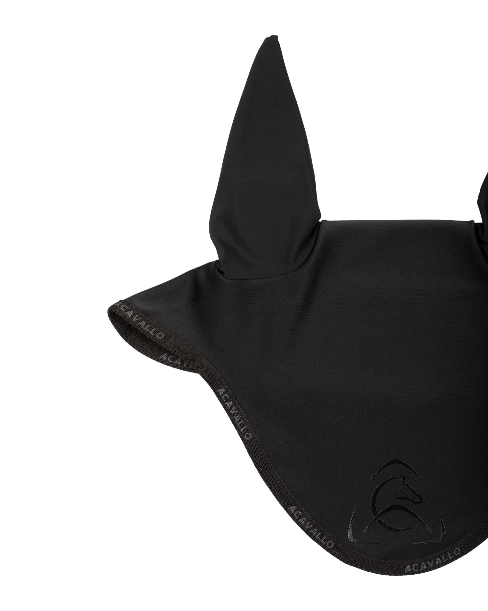 Elastane fly veil silicone logo