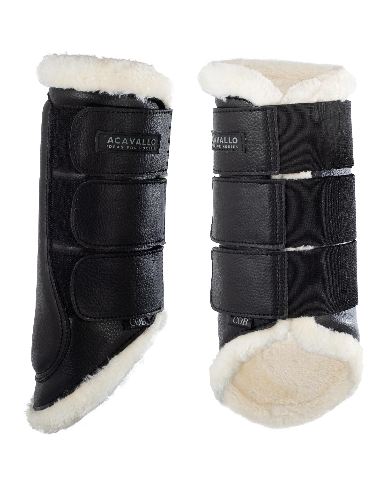 Gamaschen Hinterbeine Eco-Leder & Eco-Fell