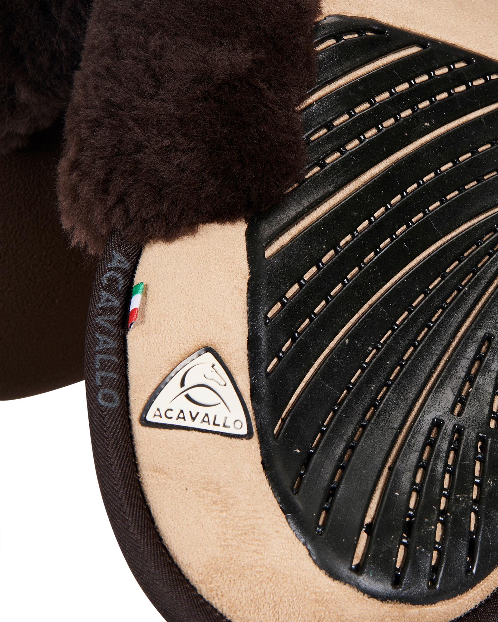 Pad MF-S JCCS-S CW-CS suede cut-out sheepskin gel grip flat