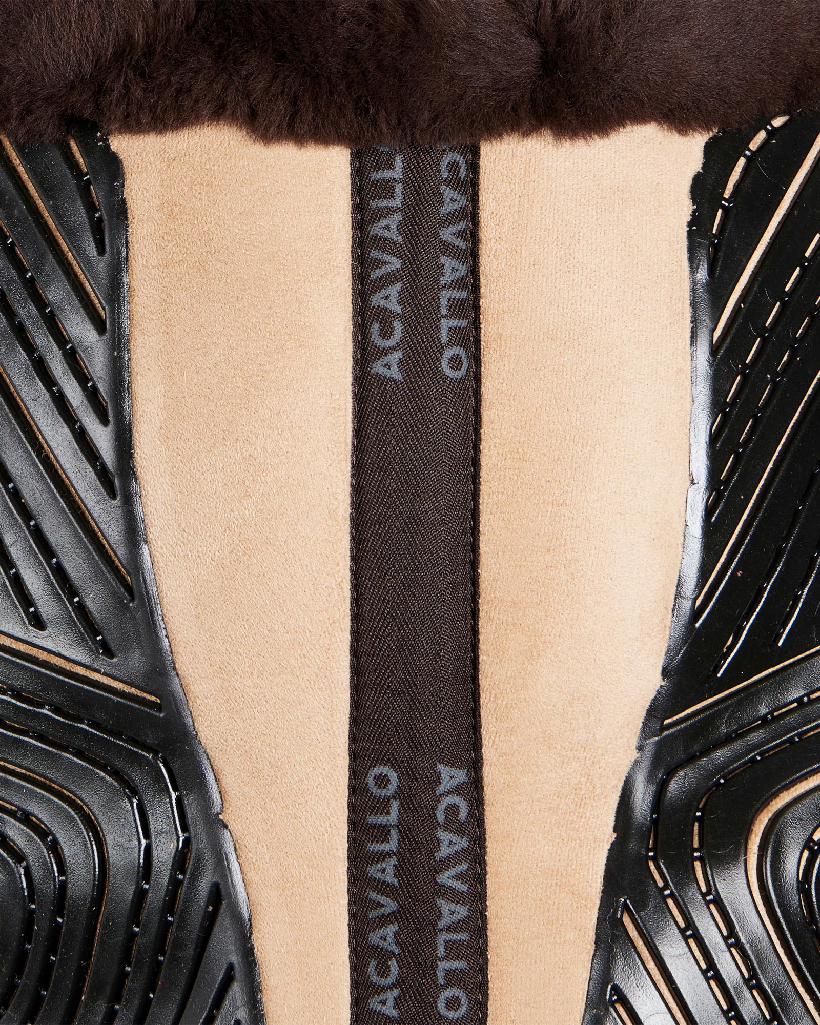 Pad MF-S JCCS-S CW-CS suede cut-out sheepskin gel grip flat