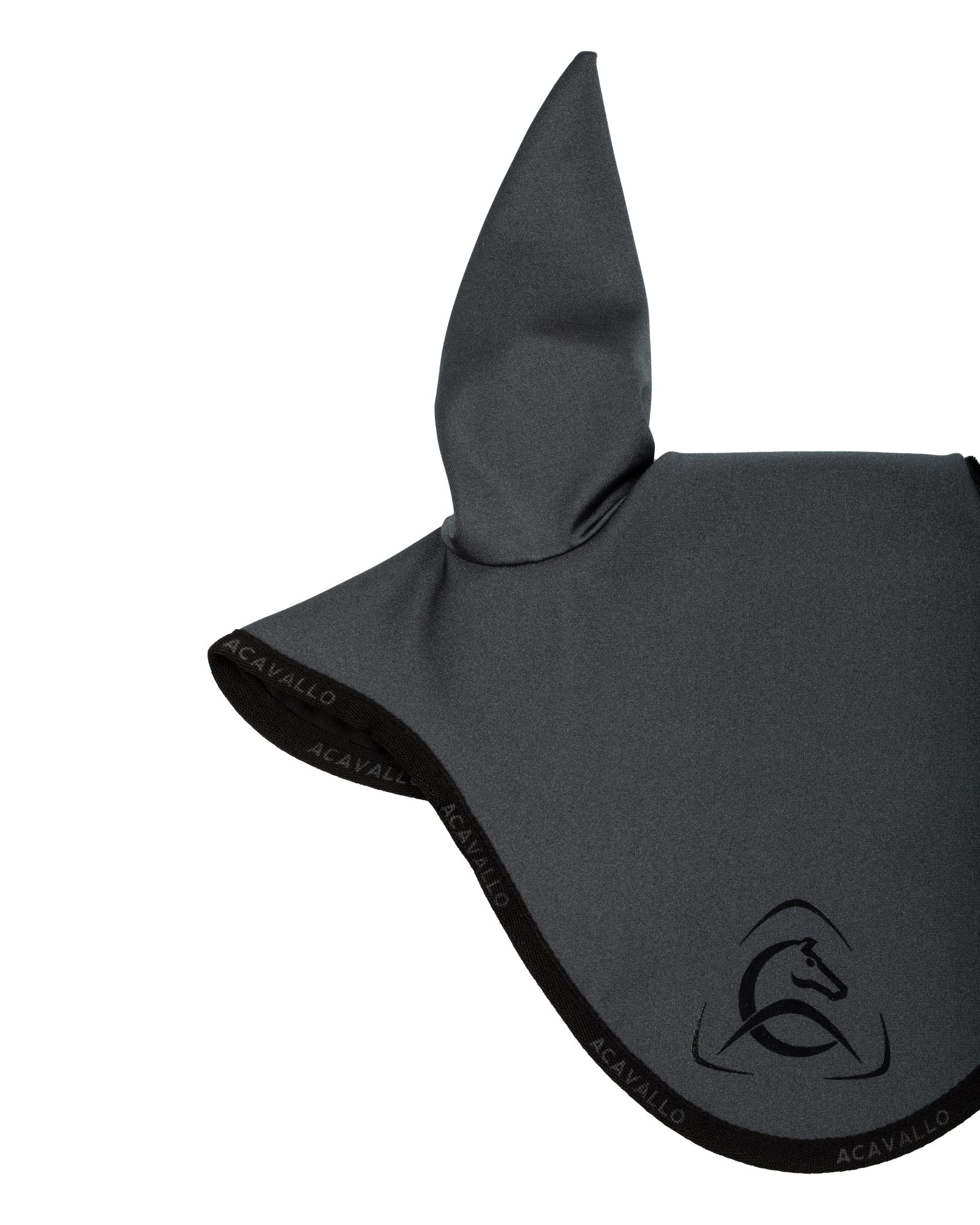 Elastane fly veil silicone logo