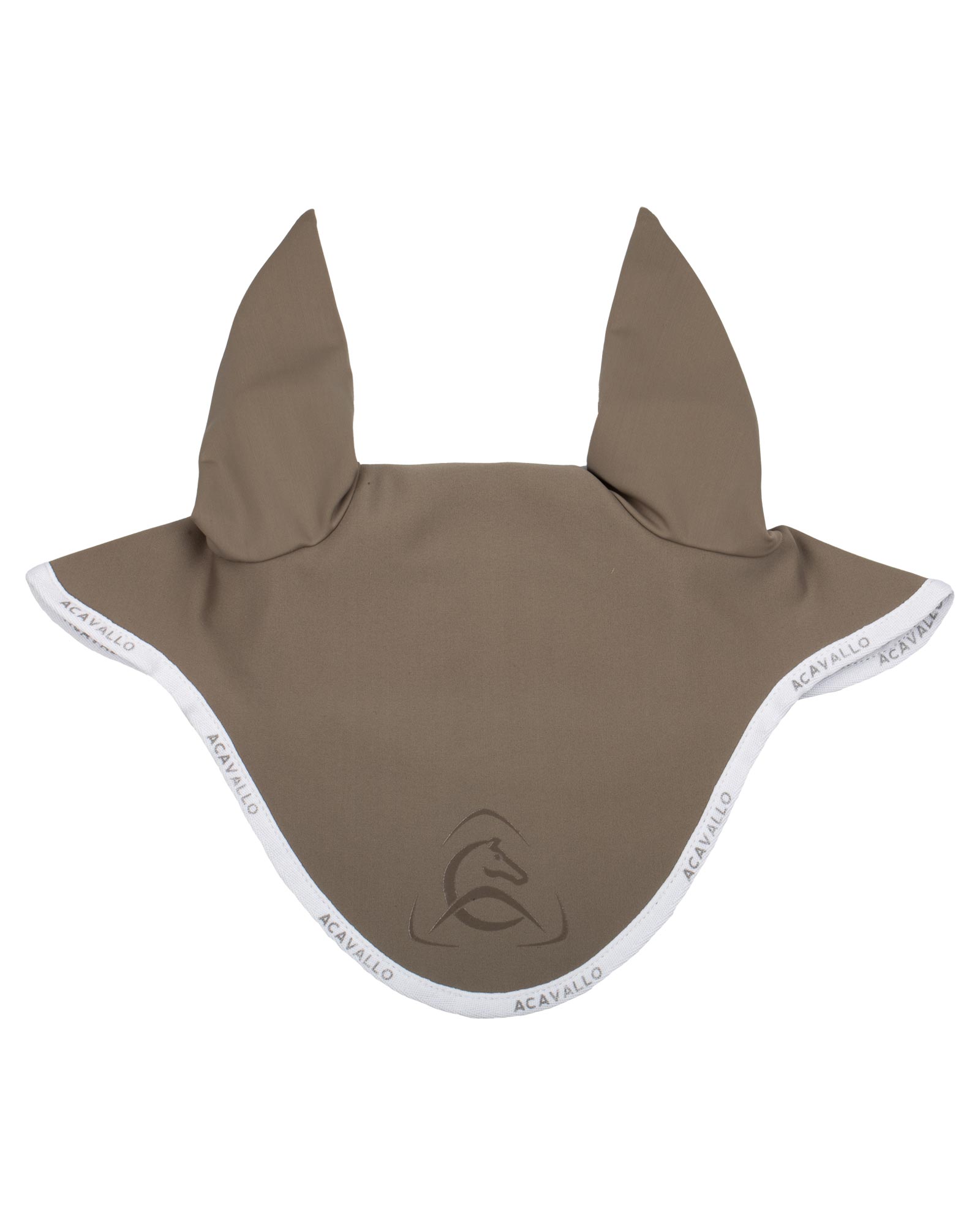 Elastane fly veil silicone logo