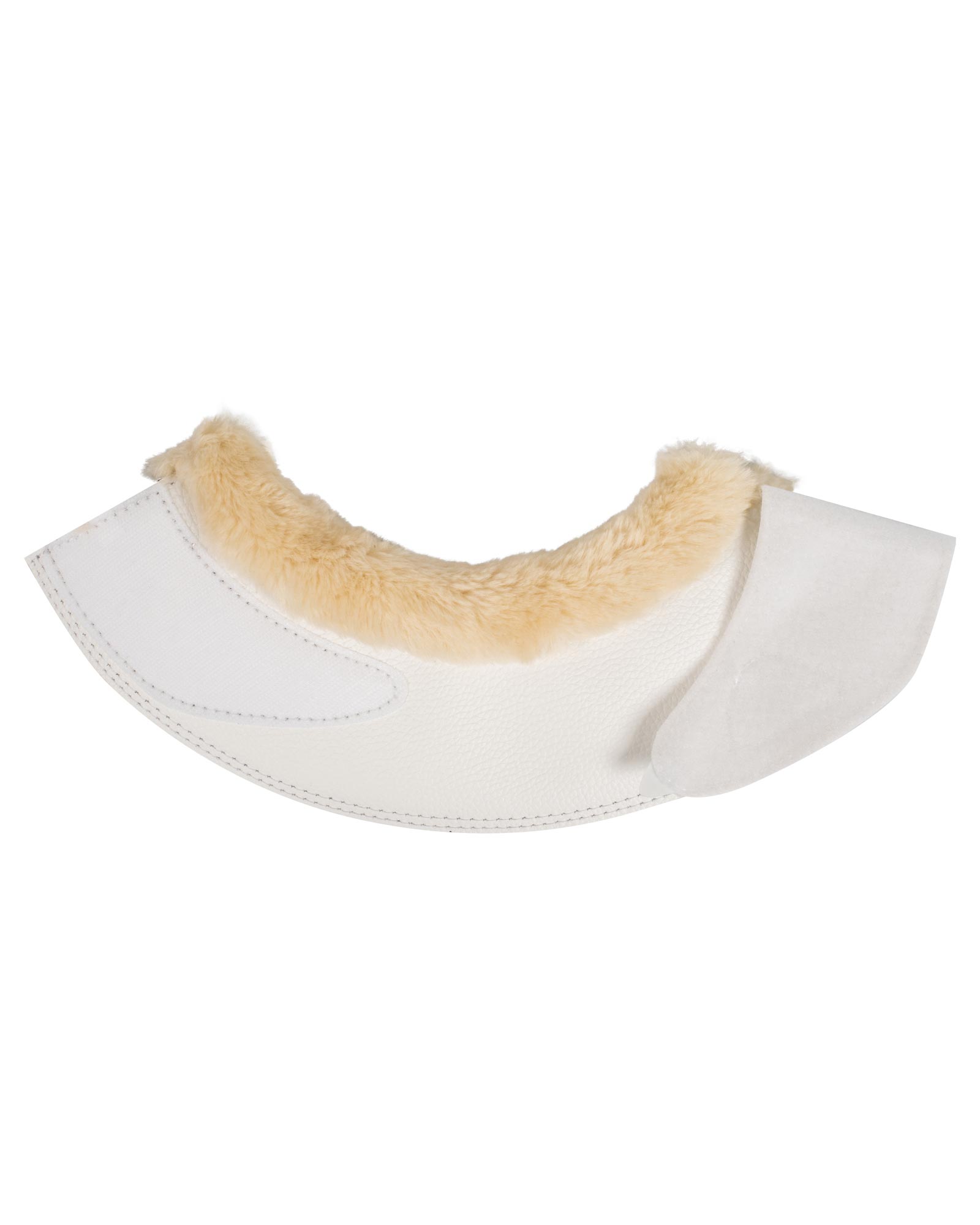 Bell boots faux sheepskin & hook-and-loop closure