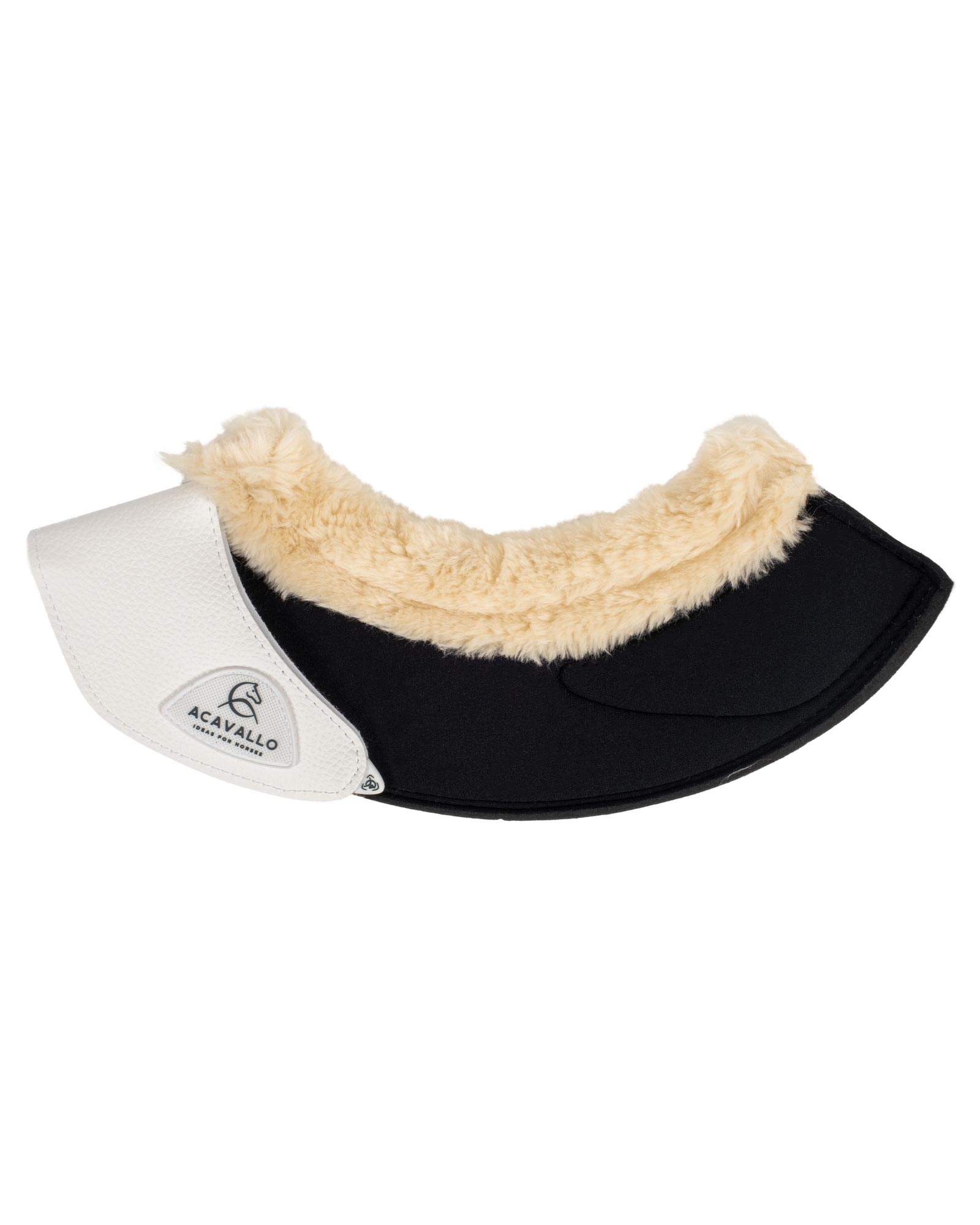 Bell boots faux sheepskin & hook-and-loop closure