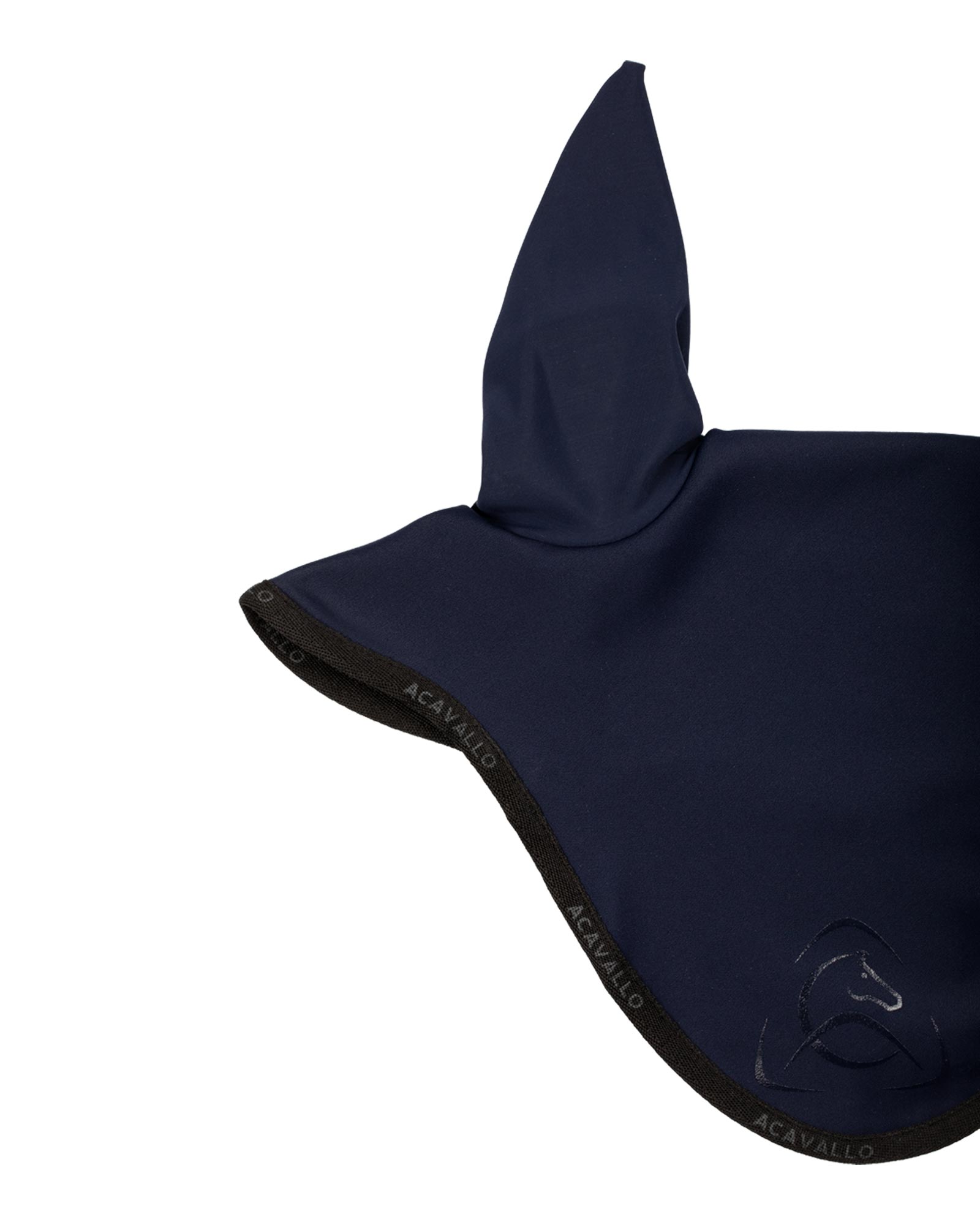 Elastane fly veil silicone logo