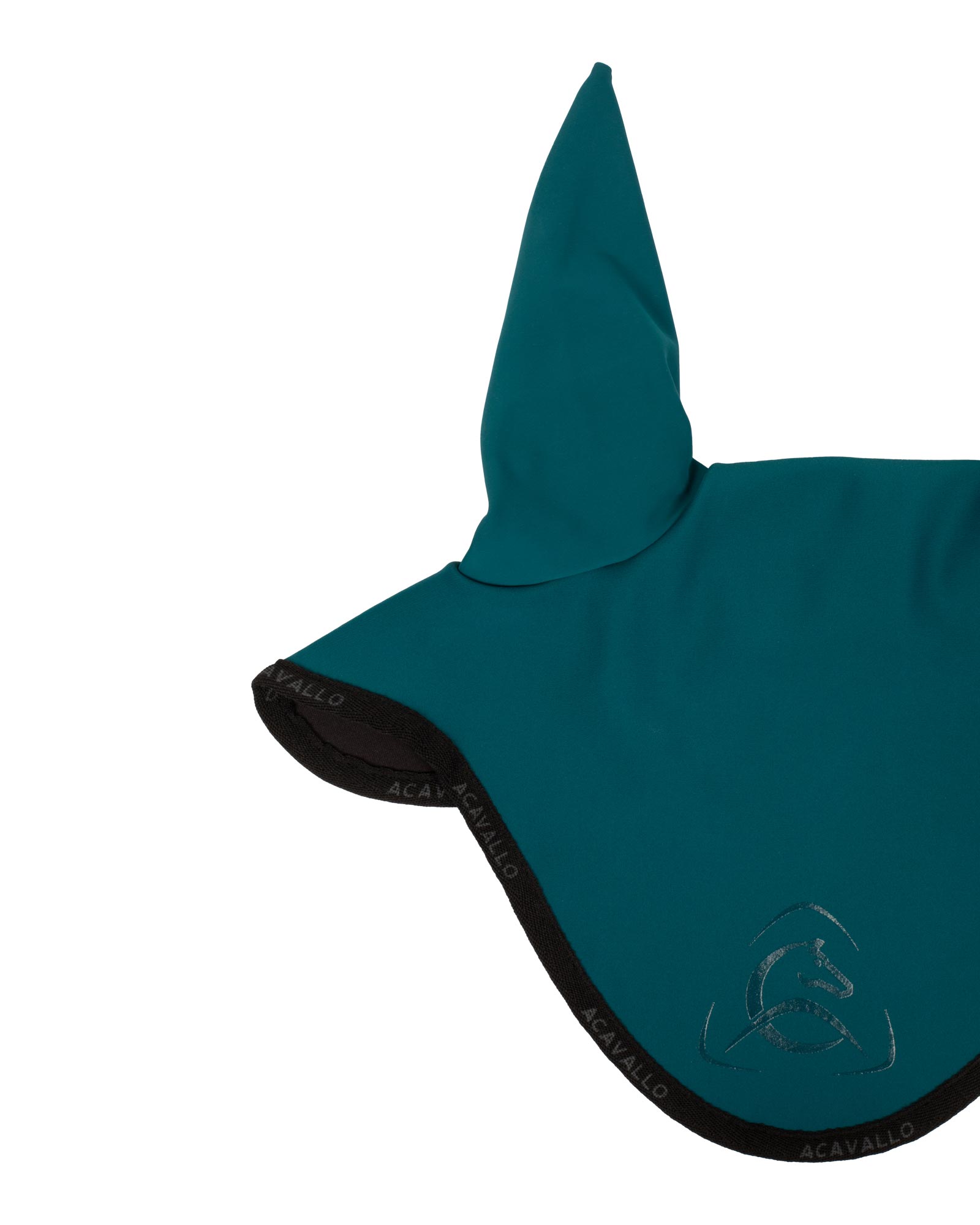 Elastane fly veil silicone logo