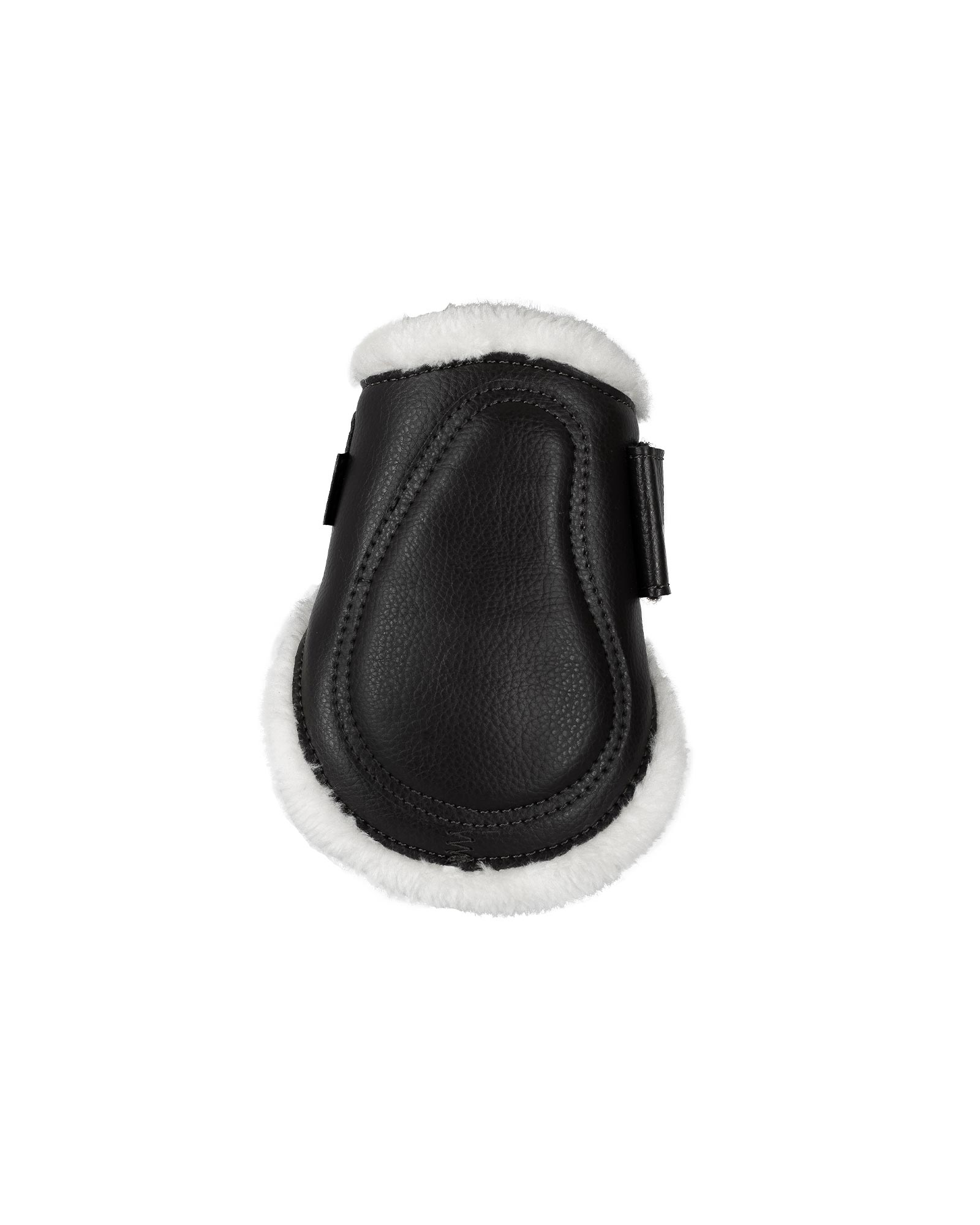 Jumping fetlock boots faux sheepskin & hook-and-loop closure