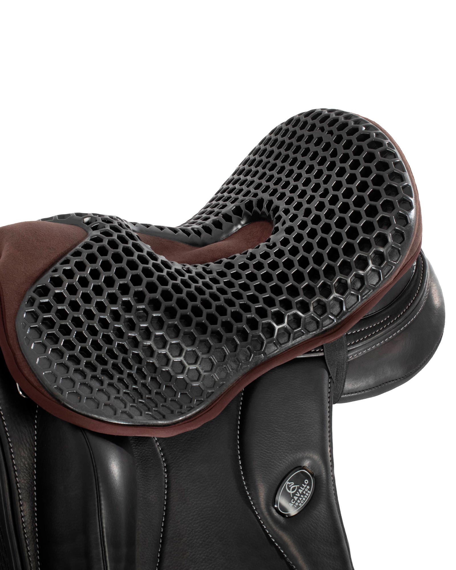 Sitzschoner für Dressursättel Ortho-Pubis mit Hexagonal Gel-Out Dri-lex Gel 20 mm