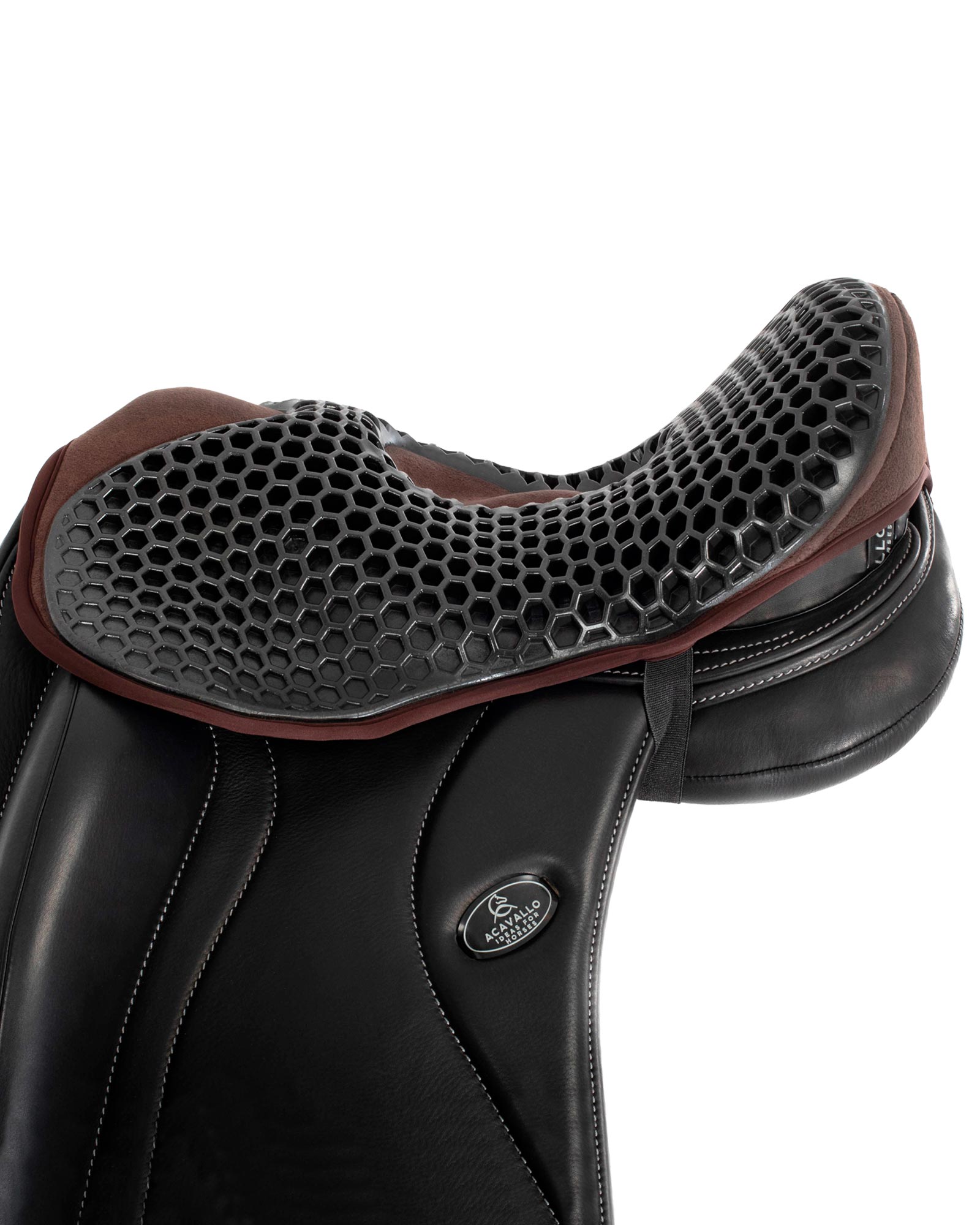 Sitzschoner für Dressursättel Ortho-Pubis mit Hexagonal Gel-Out Dri-lex Gel 20 mm