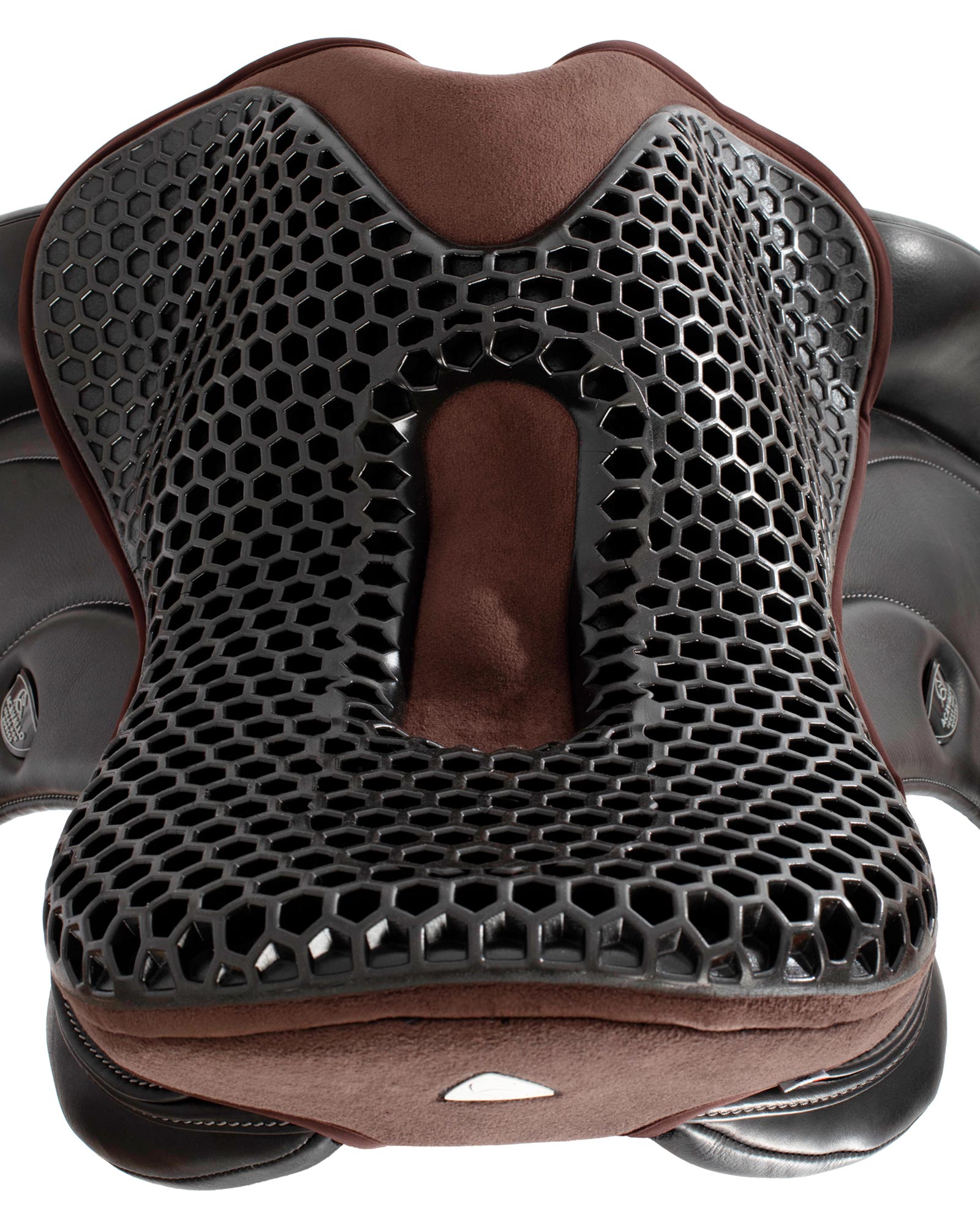 Sitzschoner für Dressursättel Ortho-Pubis mit Hexagonal Gel-Out Dri-lex Gel 20 mm