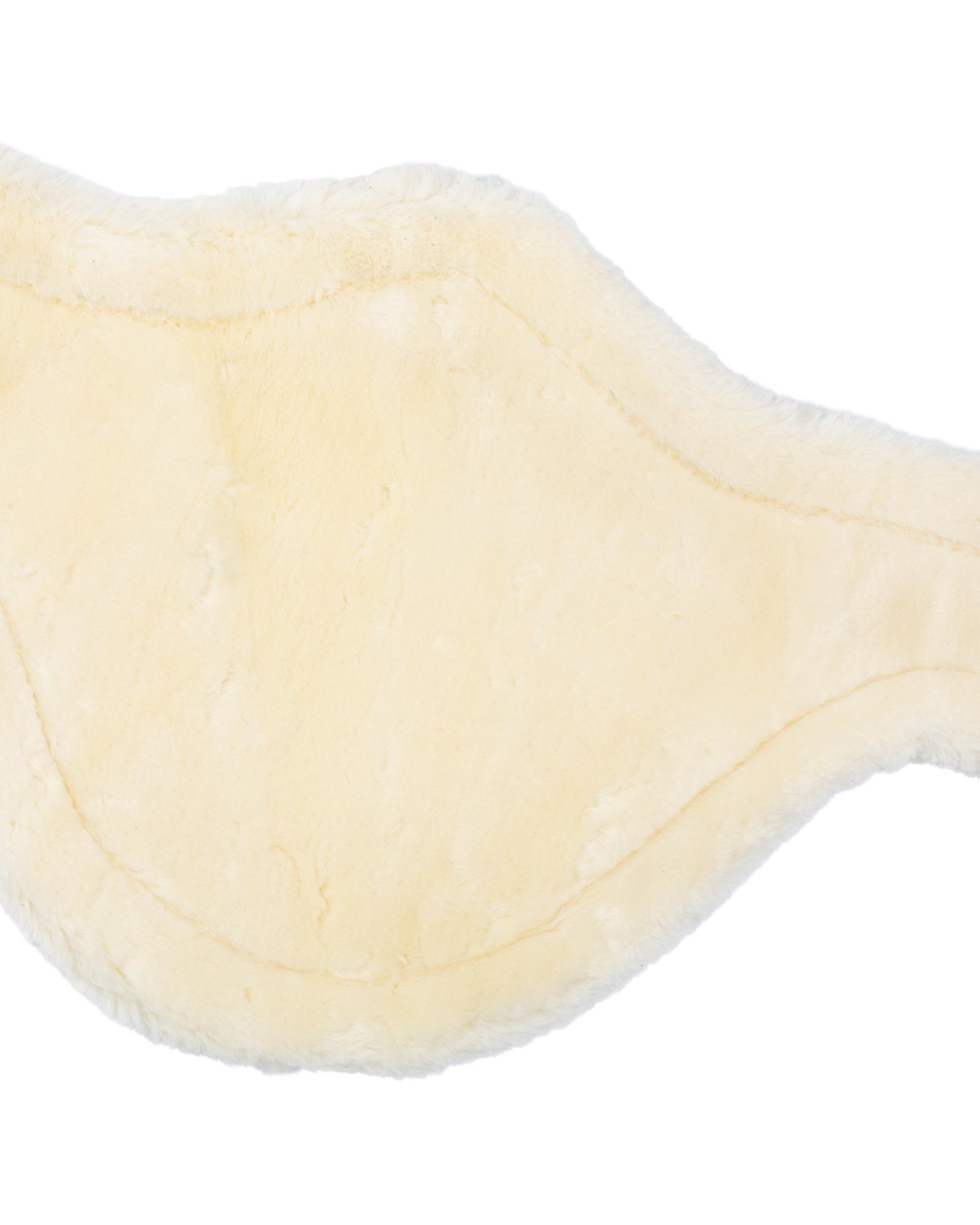 Jumping stud guard girth removable faux sheepskin