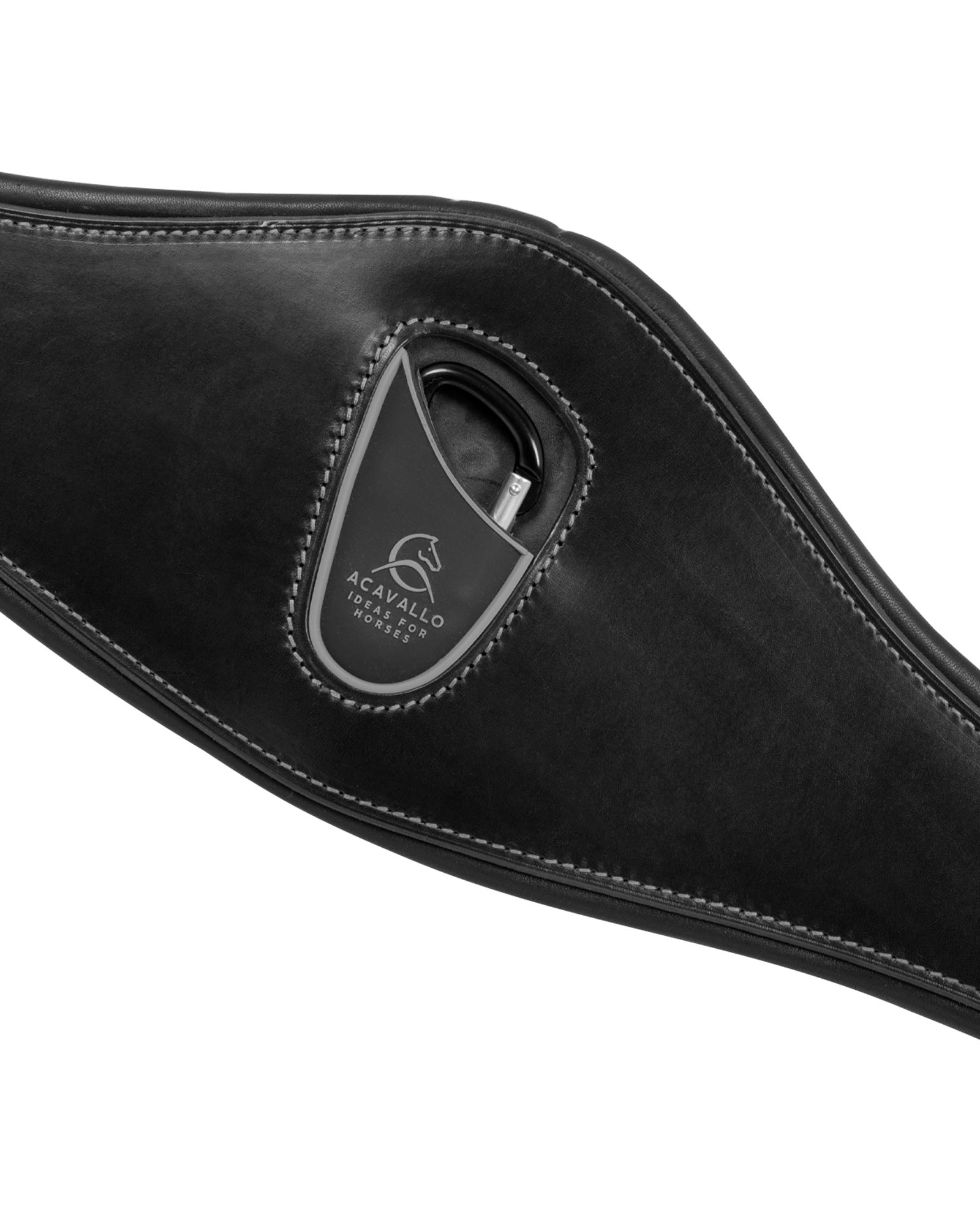 Anatomical jumping girth calfskin
