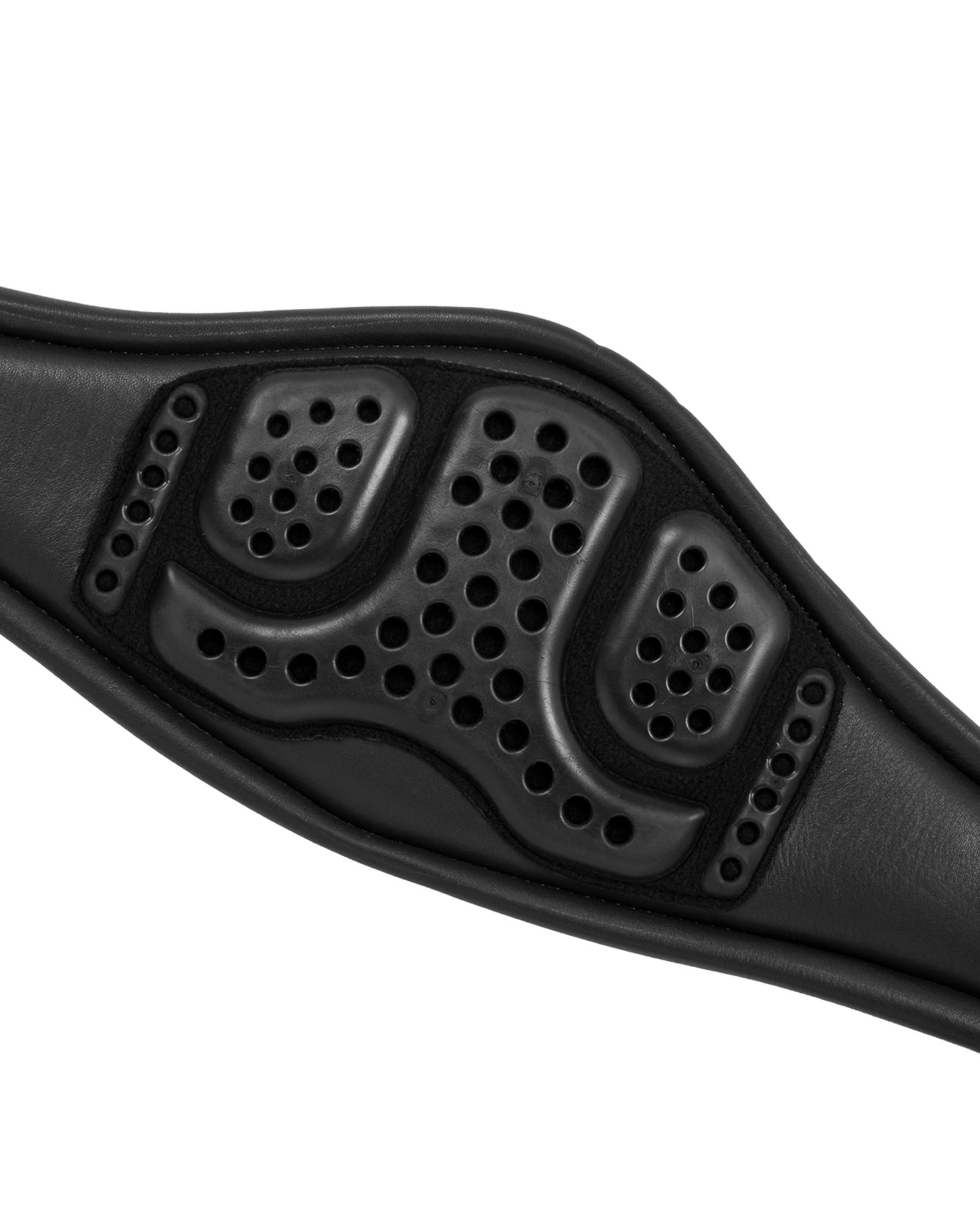 Anatomical jumping girth calfskin
