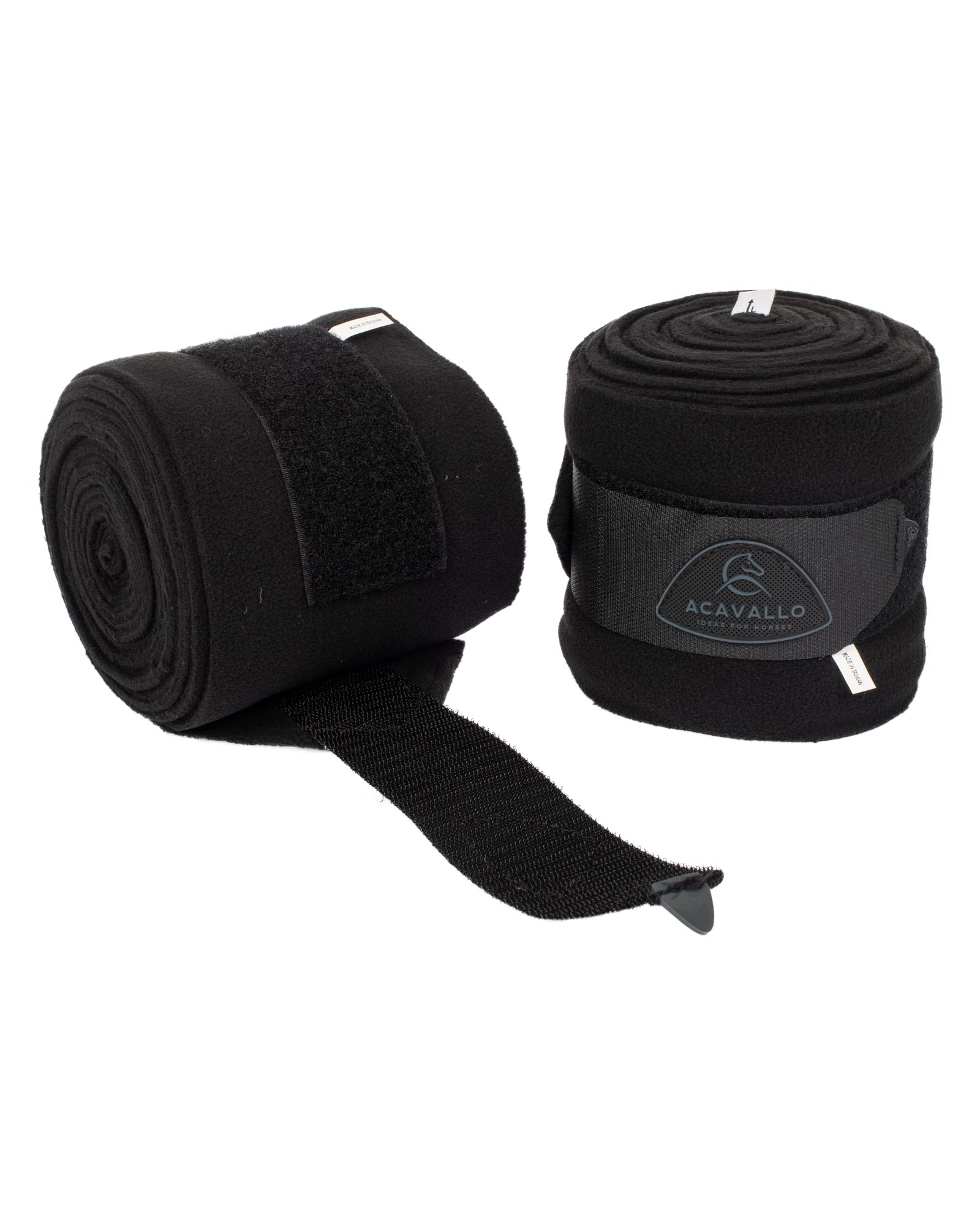 Fleece exercise bandages hook-and-loop closure fastening