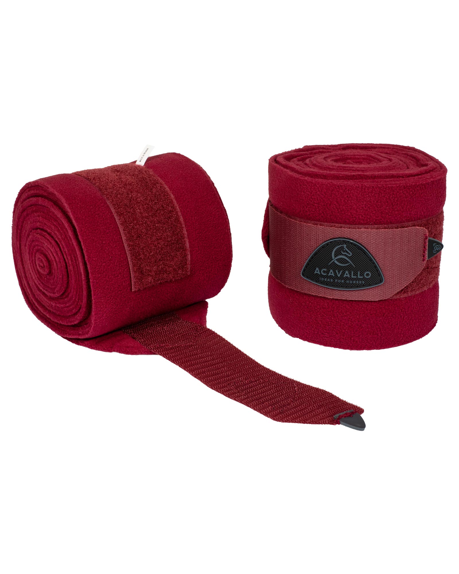 Fleece exercise bandages hook-and-loop closure fastening