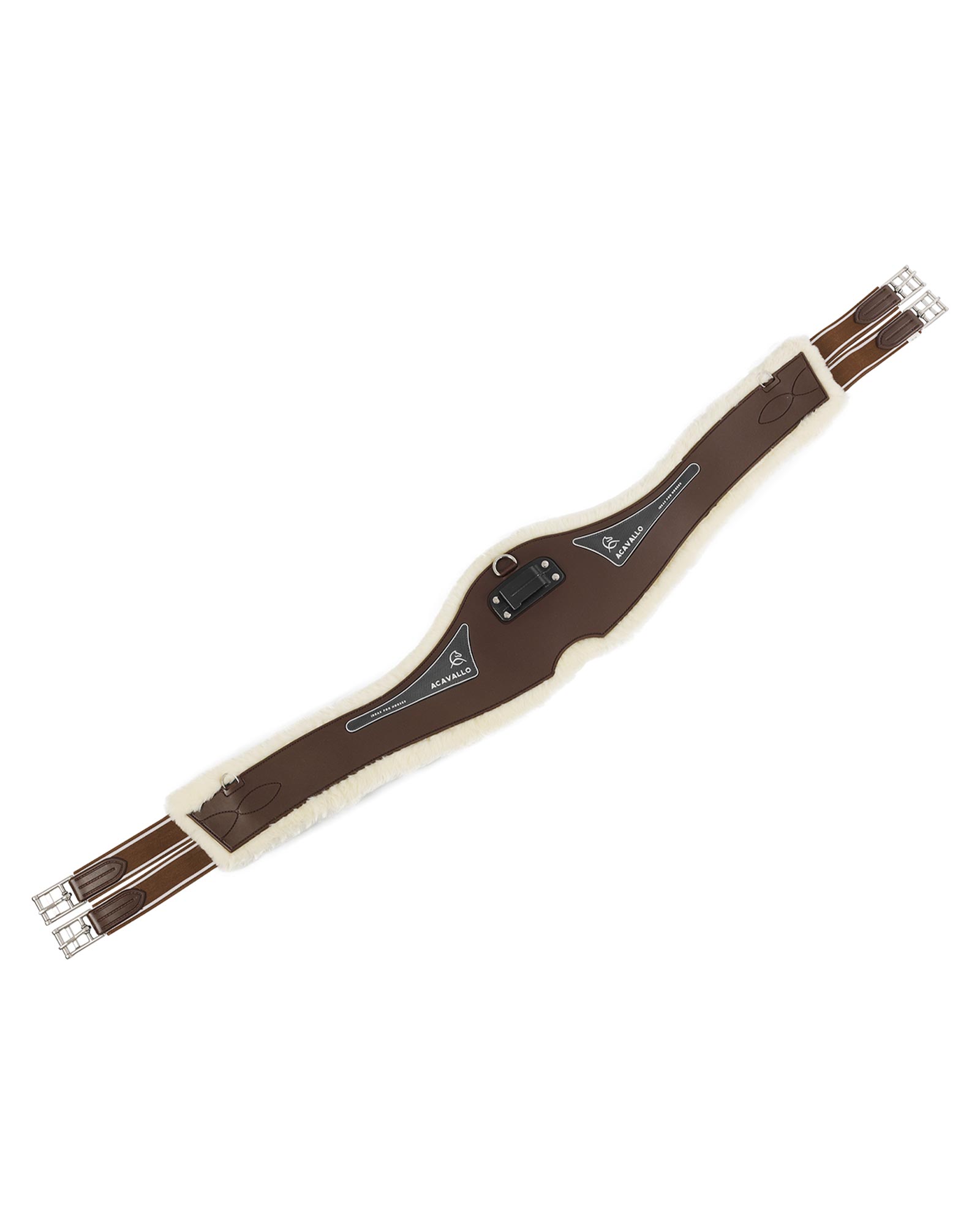 Jumping girth Classic gel PVC detachable faux sheepskin
