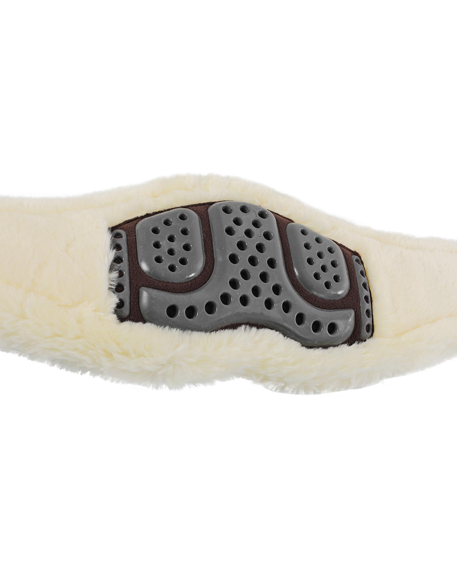 Jumping girth Classic gel PVC detachable faux sheepskin