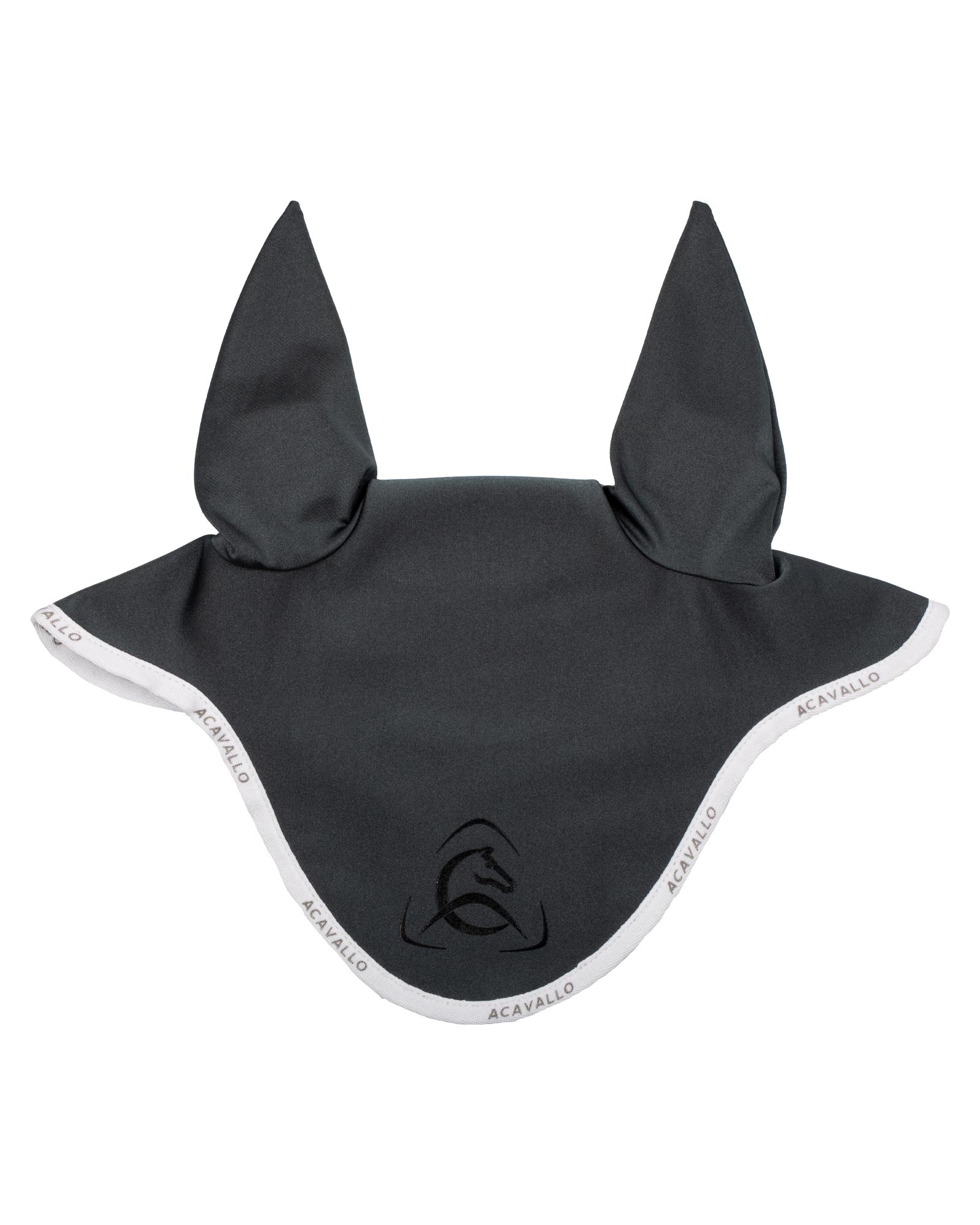 Elastane fly veil silicone logo
