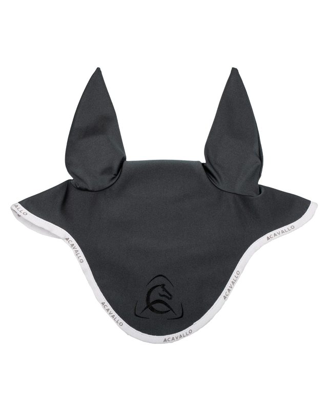 Elastane fly veil silicone logo