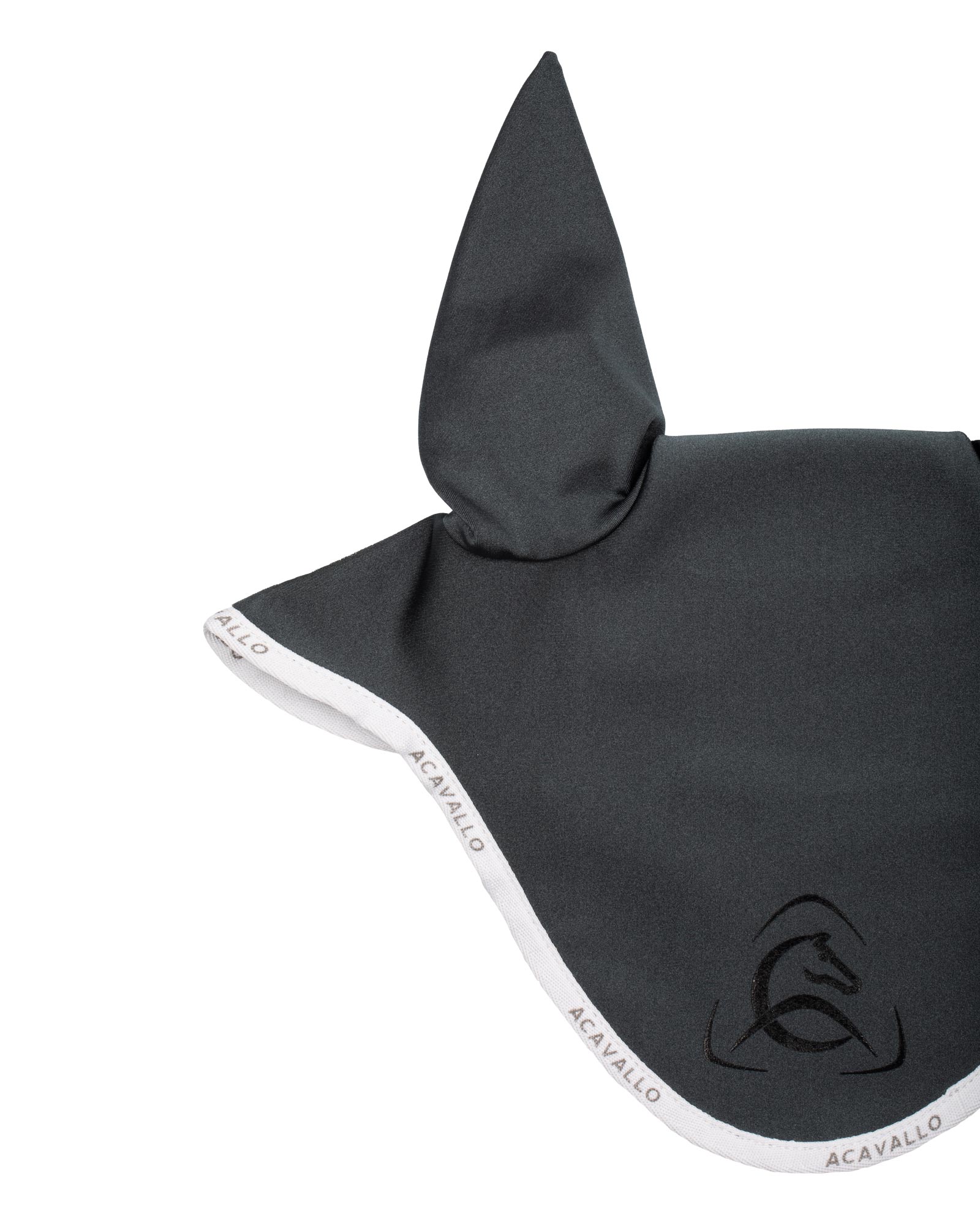 Elastane fly veil silicone logo