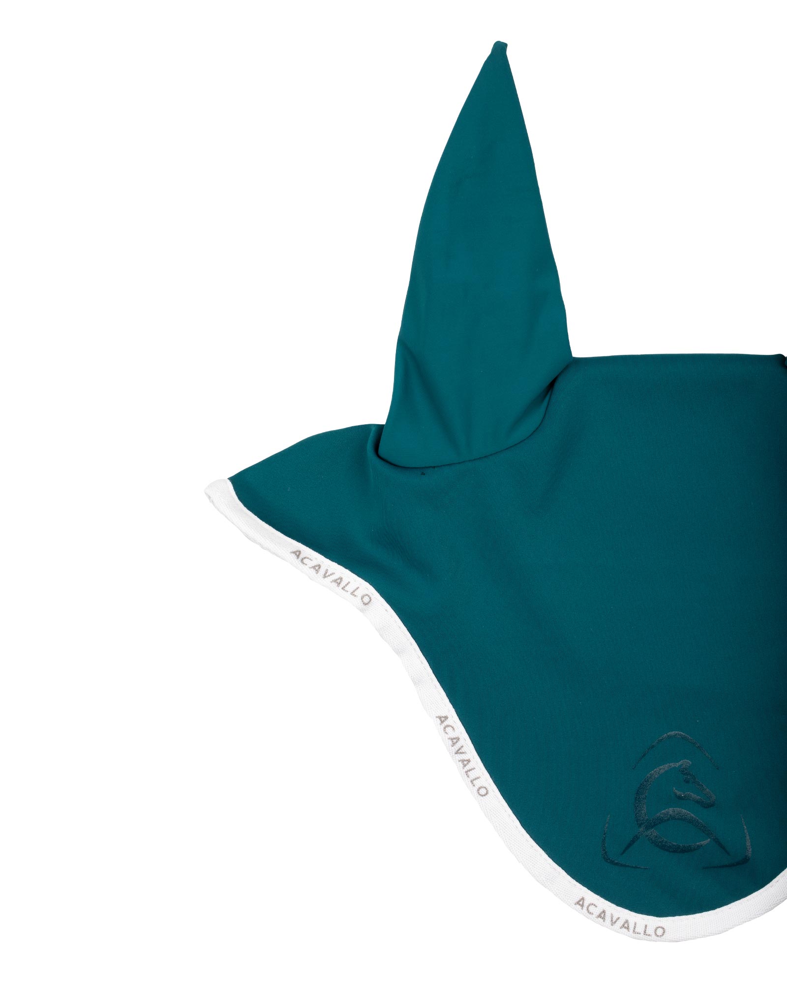 Elastane fly veil silicone logo