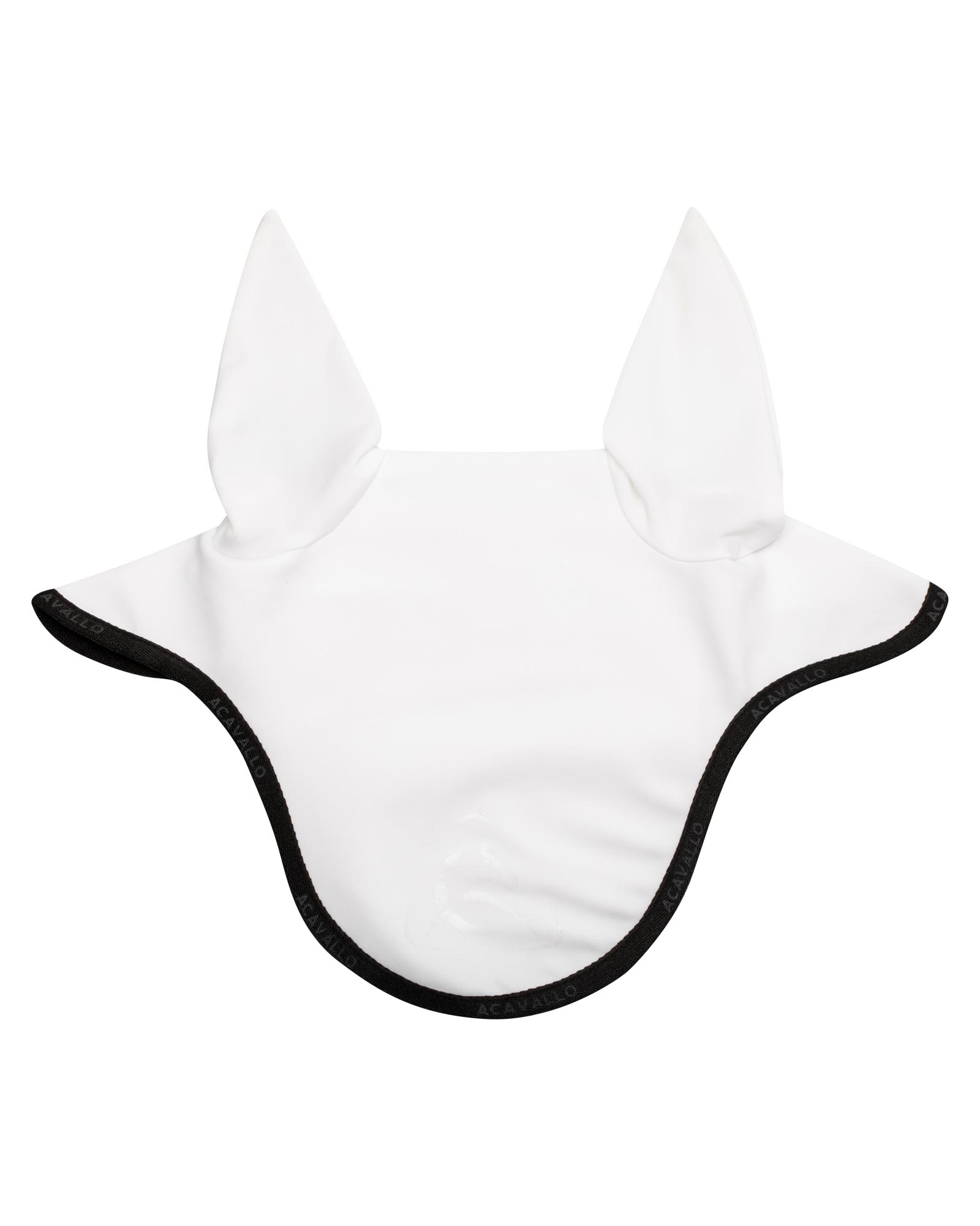 Elastane fly veil silicone logo