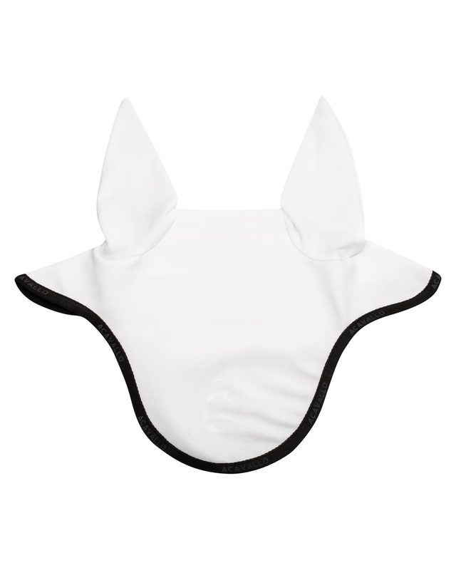 Elastane fly veil silicone logo