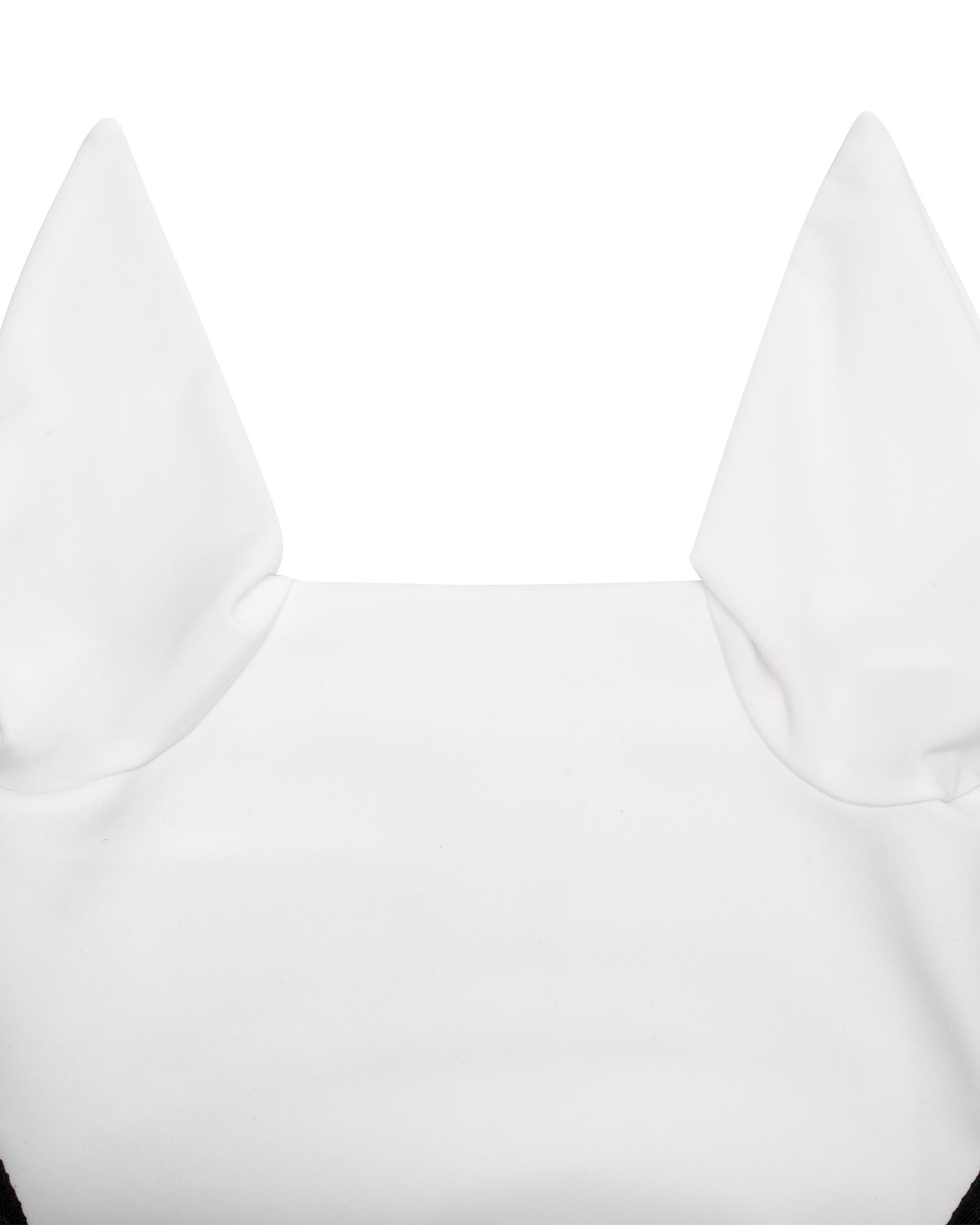 Elastane fly veil silicone logo