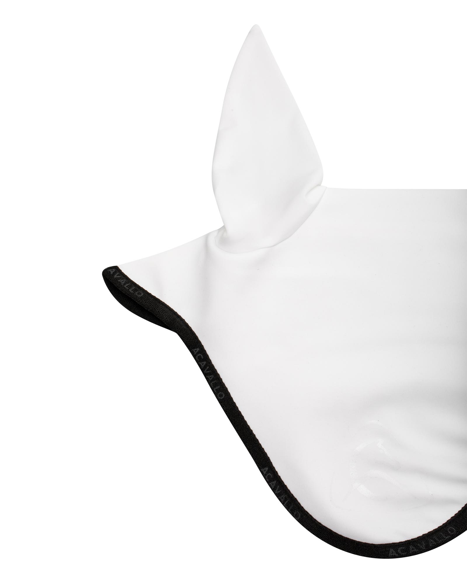 Elastane fly veil silicone logo