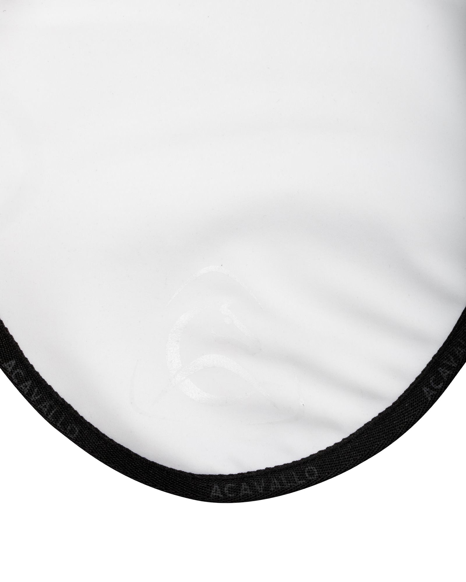 Elastane fly veil silicone logo