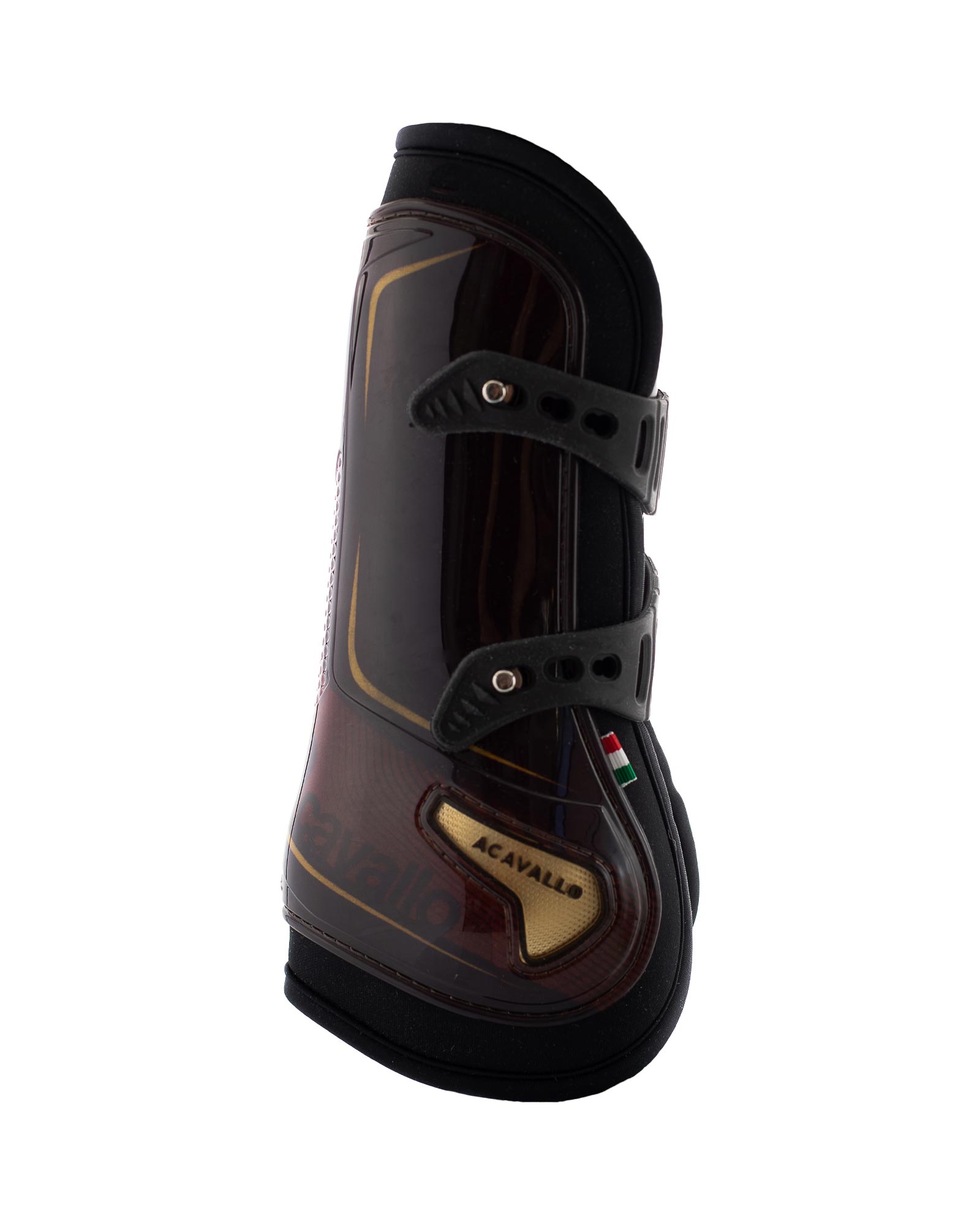 Opera tendon boots elastic and button fastening