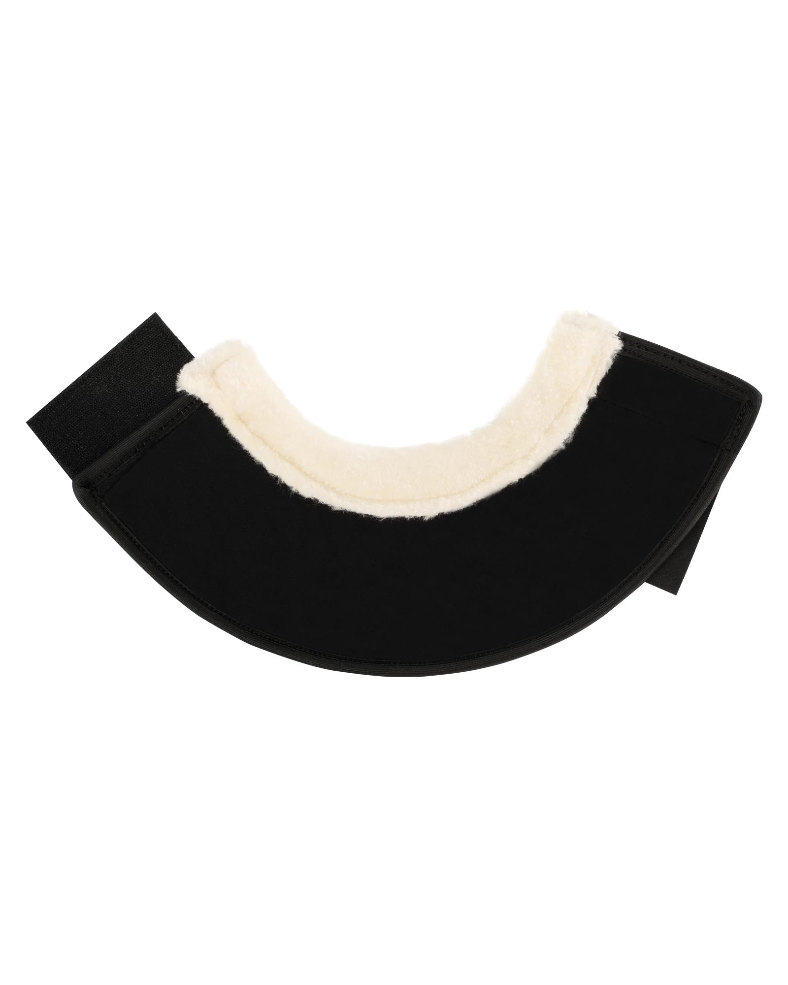 Eco-leather bell boots faux sheepskin & hook-and-loop closure