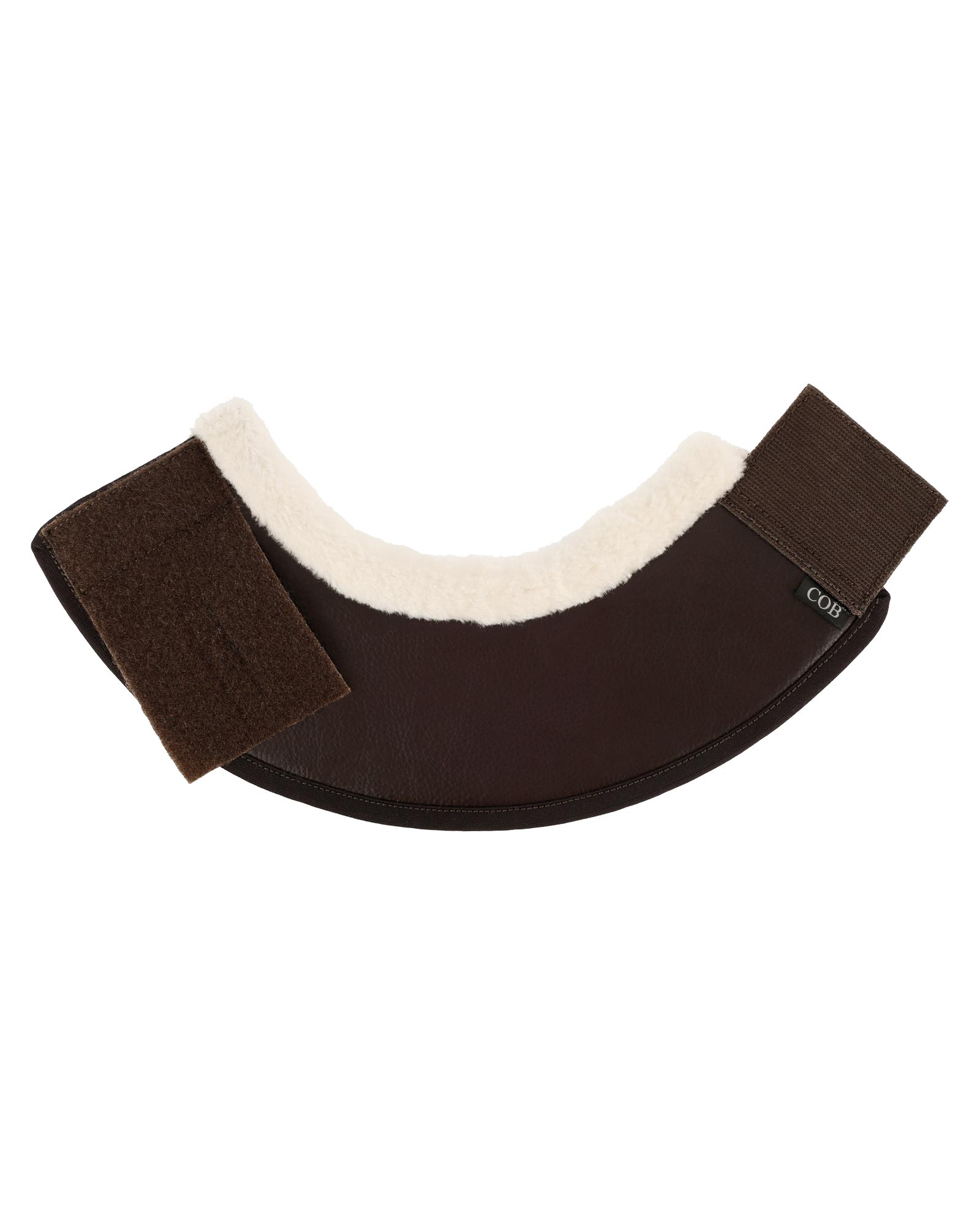 Eco-leather bell boots faux sheepskin & hook-and-loop closure