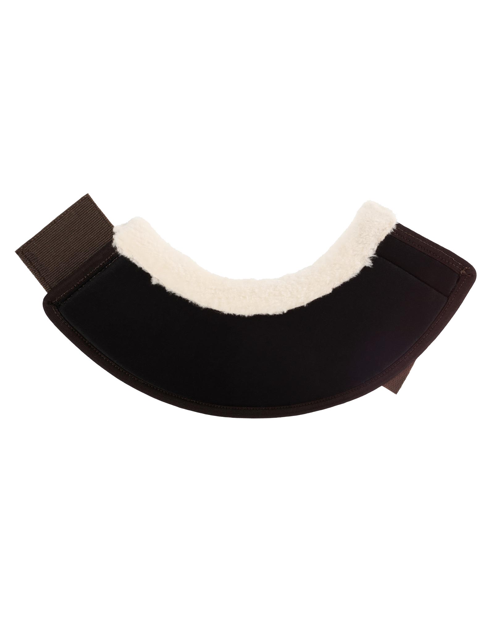 Eco-leather bell boots faux sheepskin & hook-and-loop closure