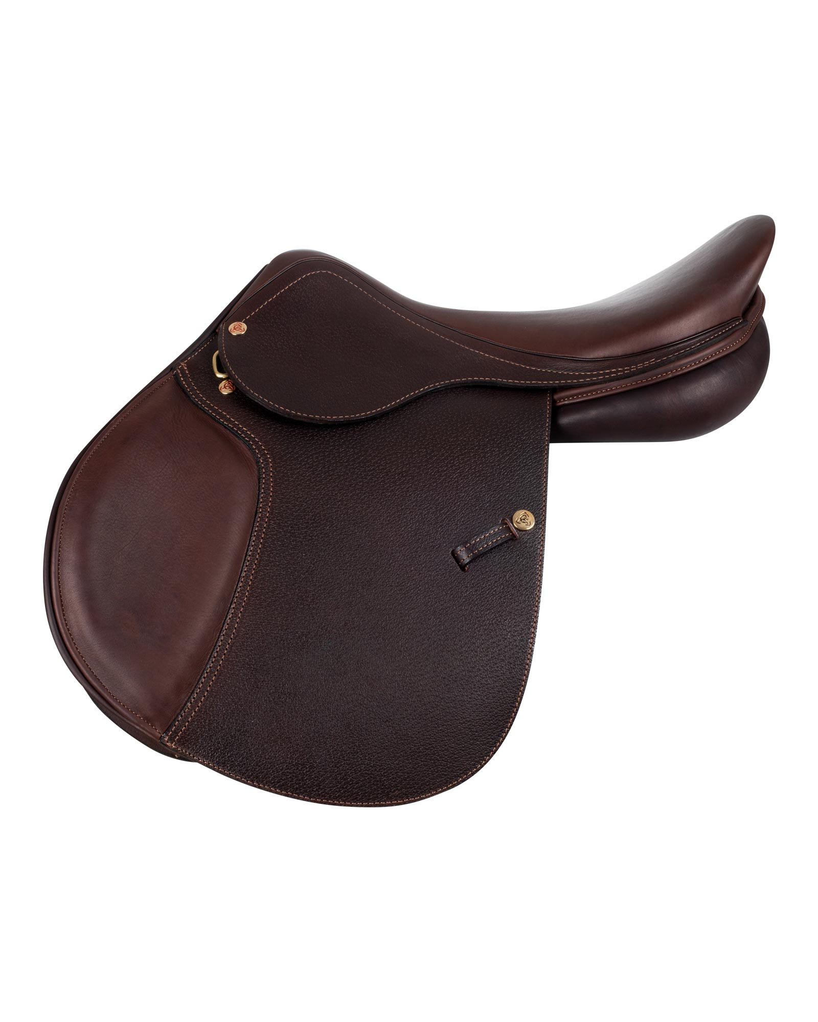 elleme odetteeodile別注 SWING ブラウン キャメル WOW DMK Show Jumping Dual-Flap Saddle – Delfina Saddlery