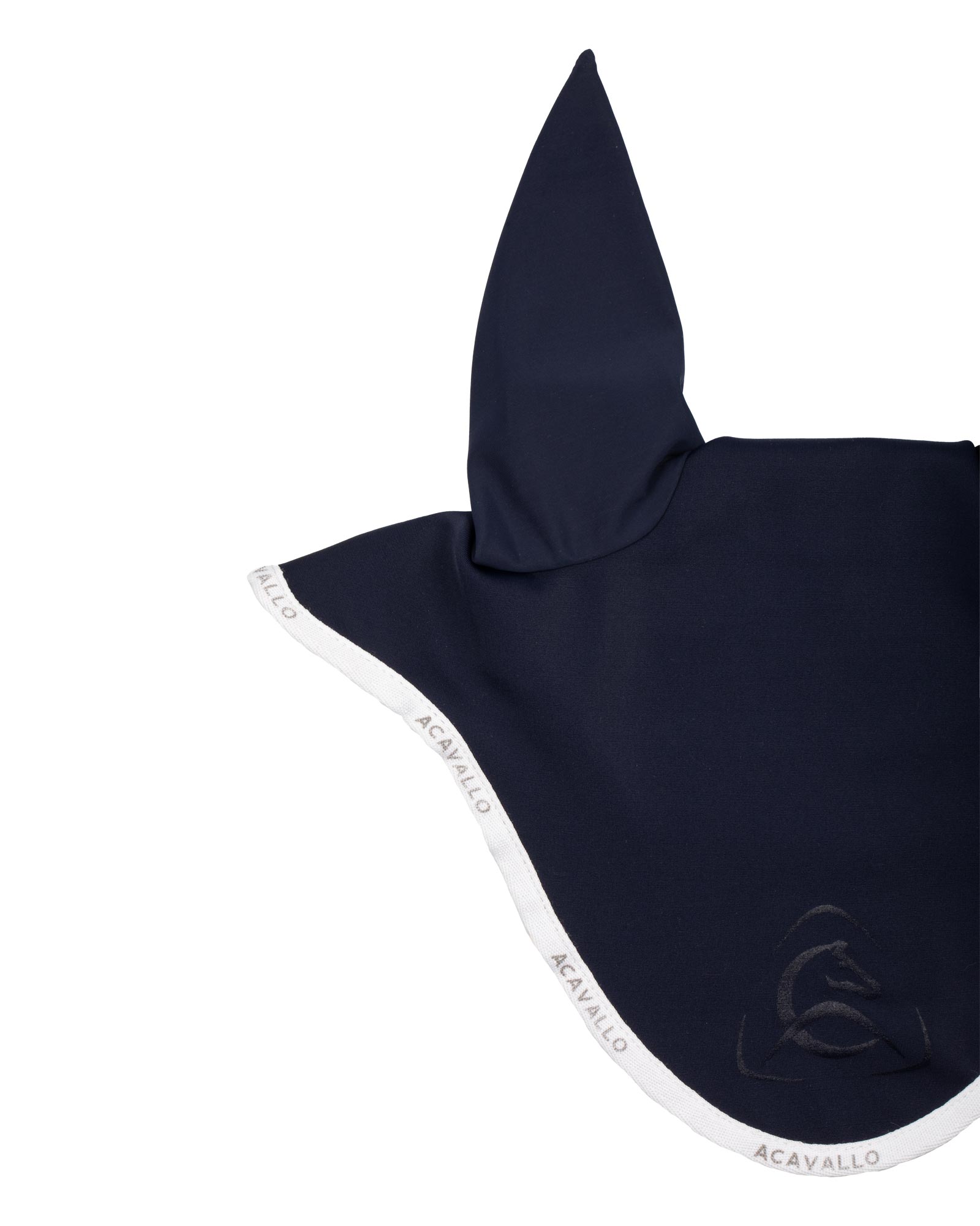 Elastane fly veil silicone logo
