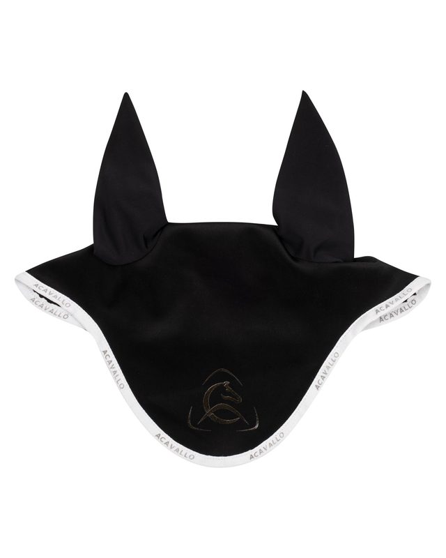 Elastane fly veil silicone logo