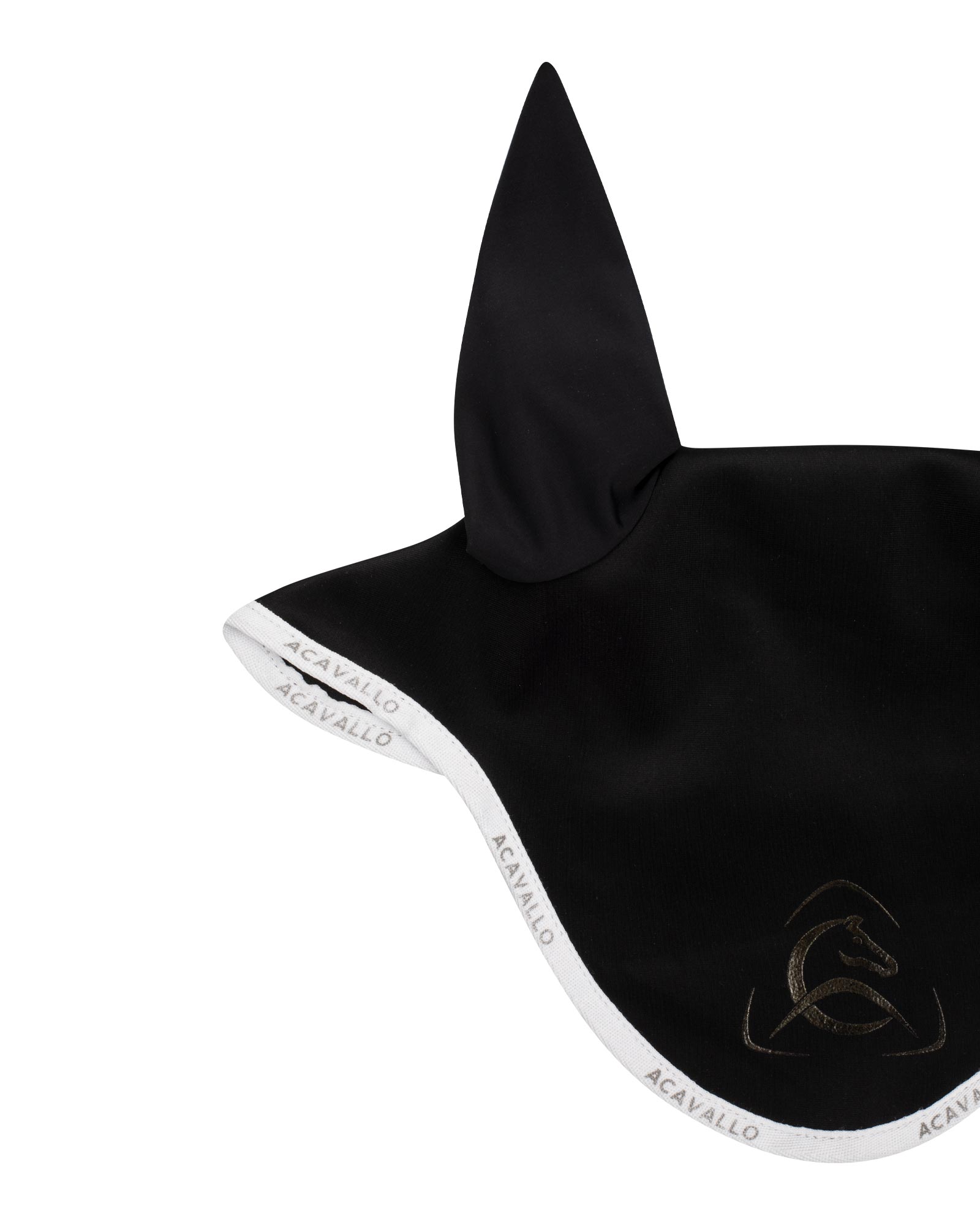Elastane fly veil silicone logo