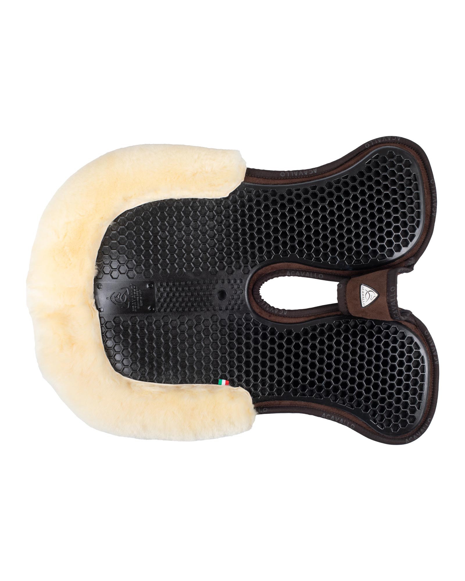 Pad MF-S WFS suede rear sheepskin Hexagonal gel front riser
