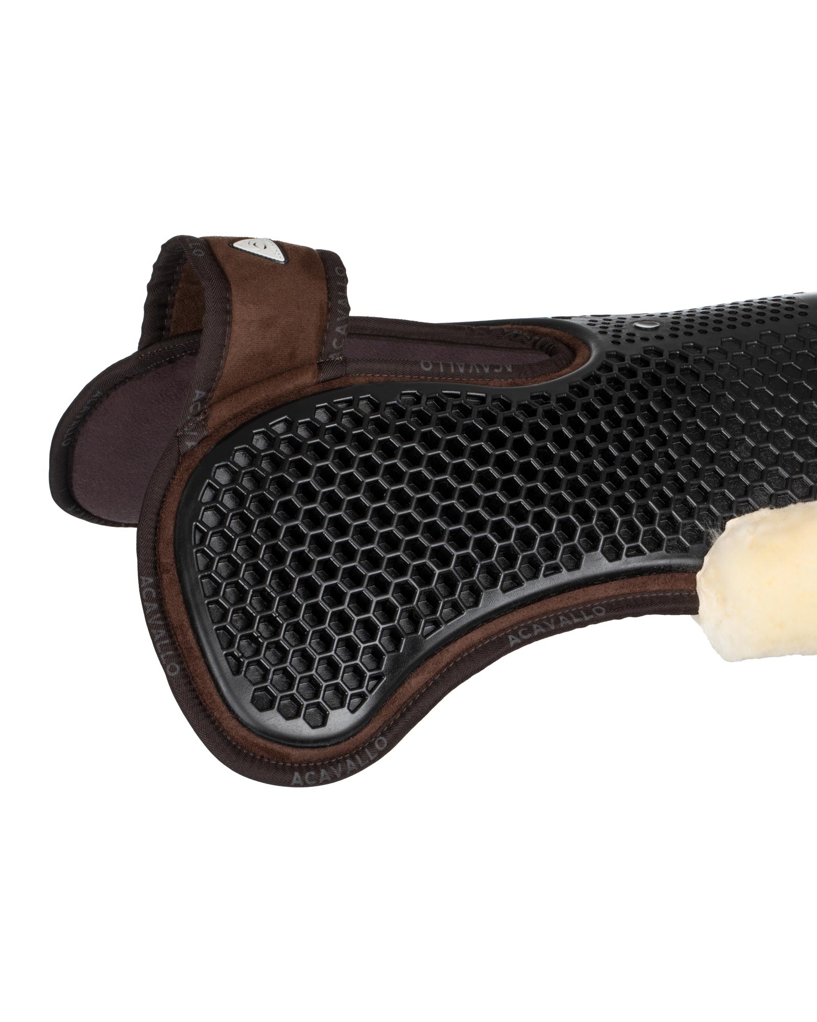 Pad MF-S WFS suede rear sheepskin Hexagonal gel front riser