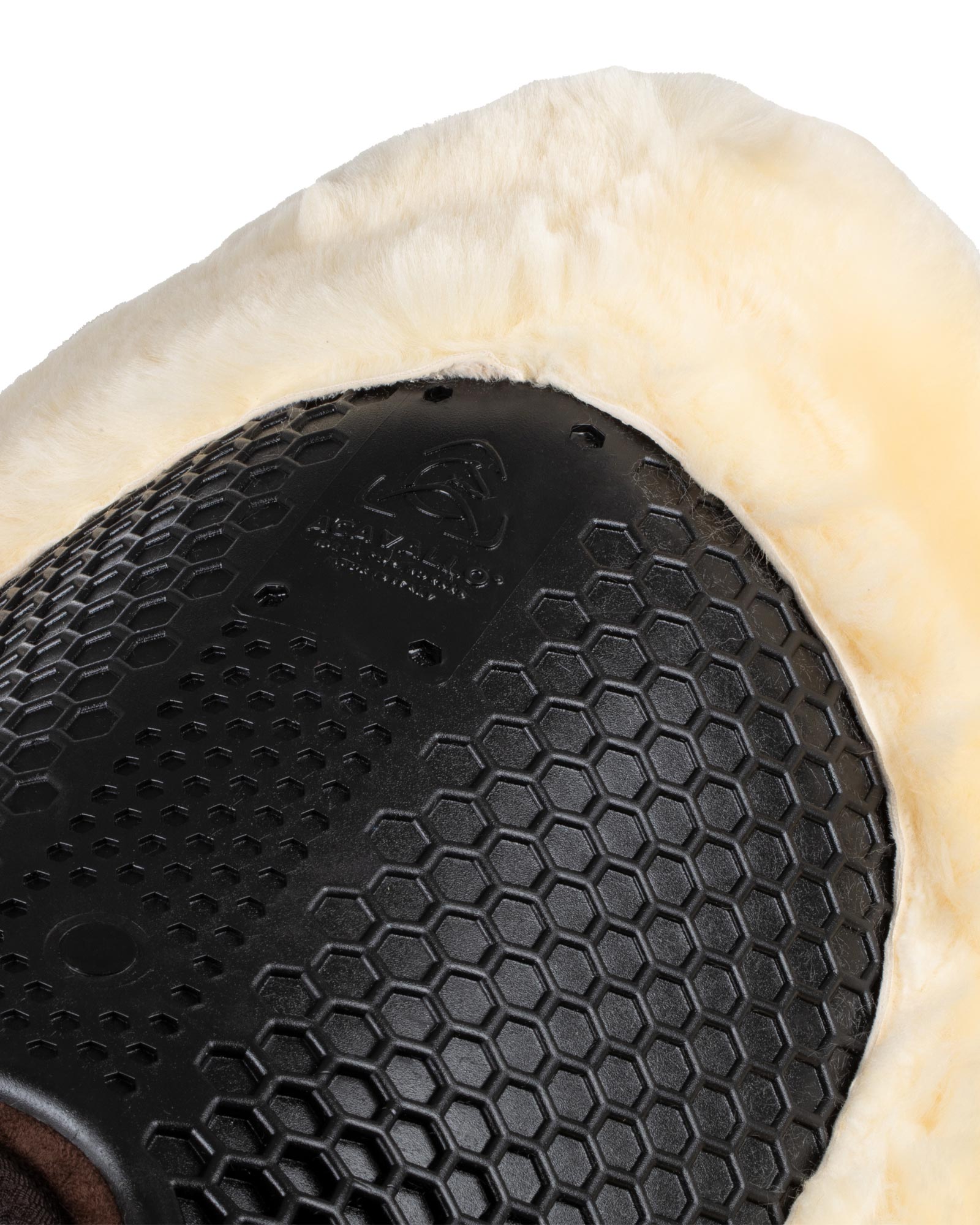 Pad MF-S WFS suede rear sheepskin Hexagonal gel front riser