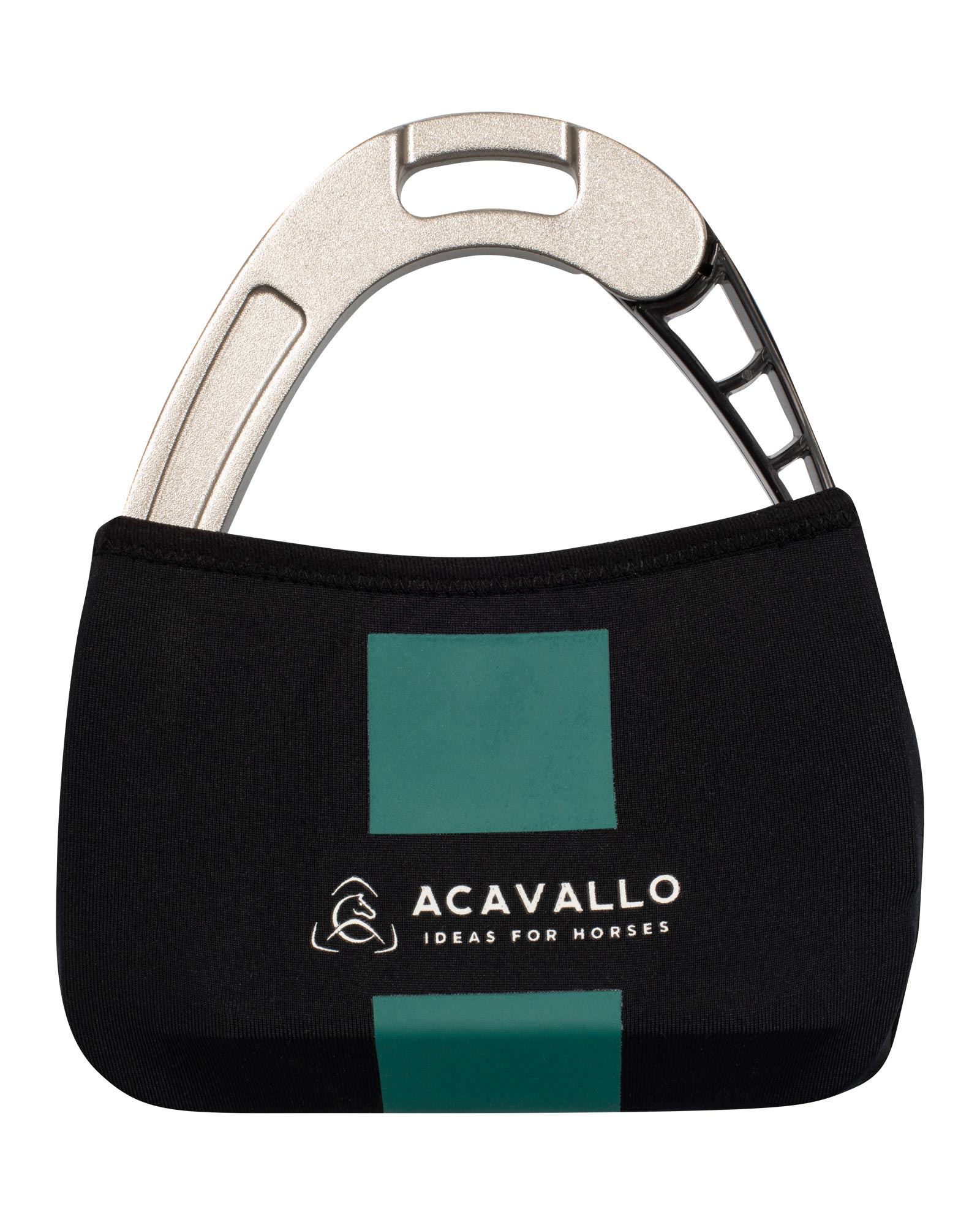 Stirrup covers with logo