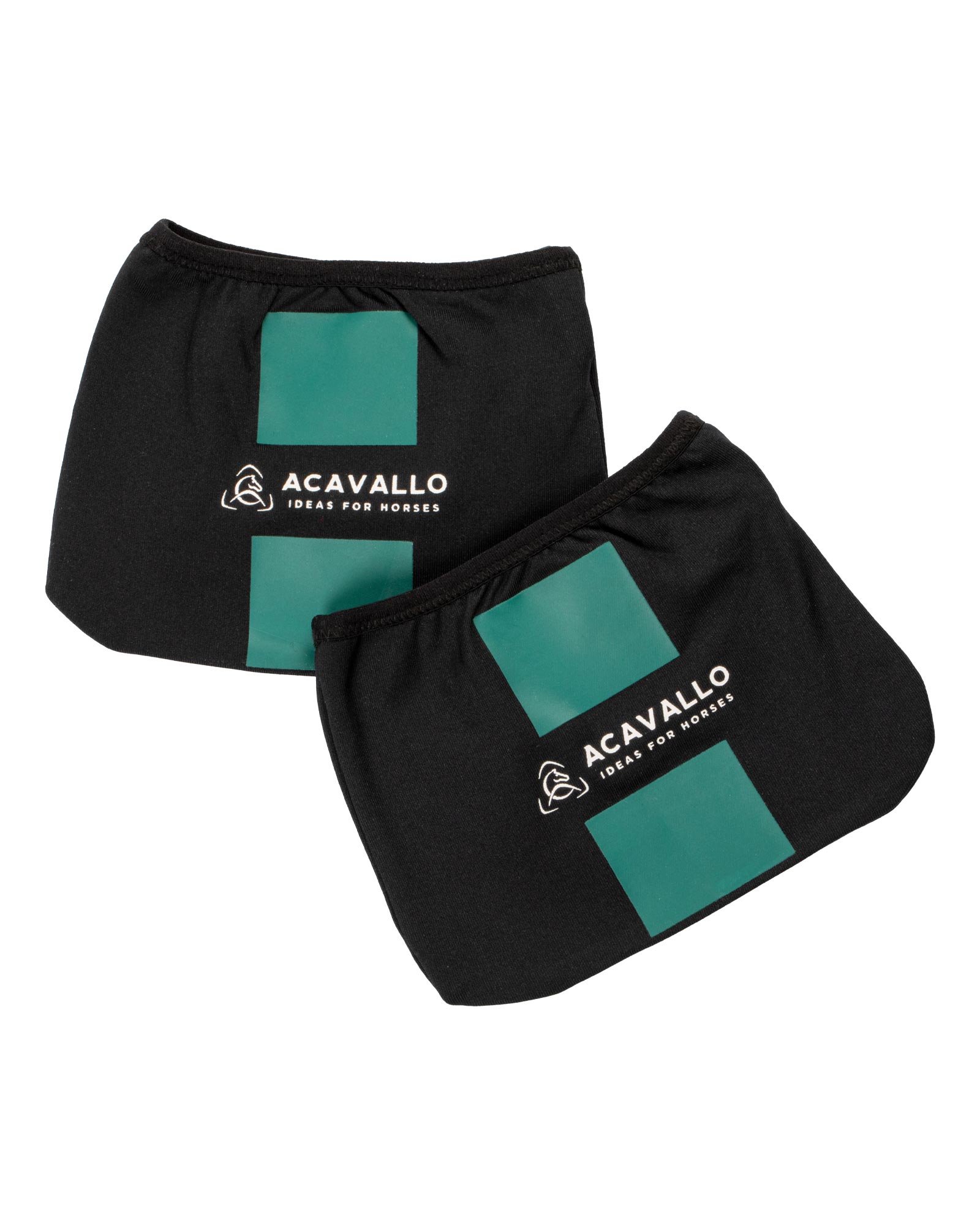 Stirrup covers with logo